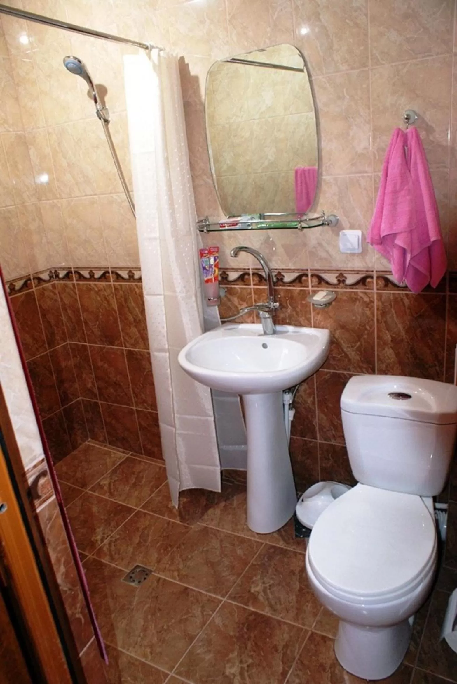 Shower in Odzun Hotel