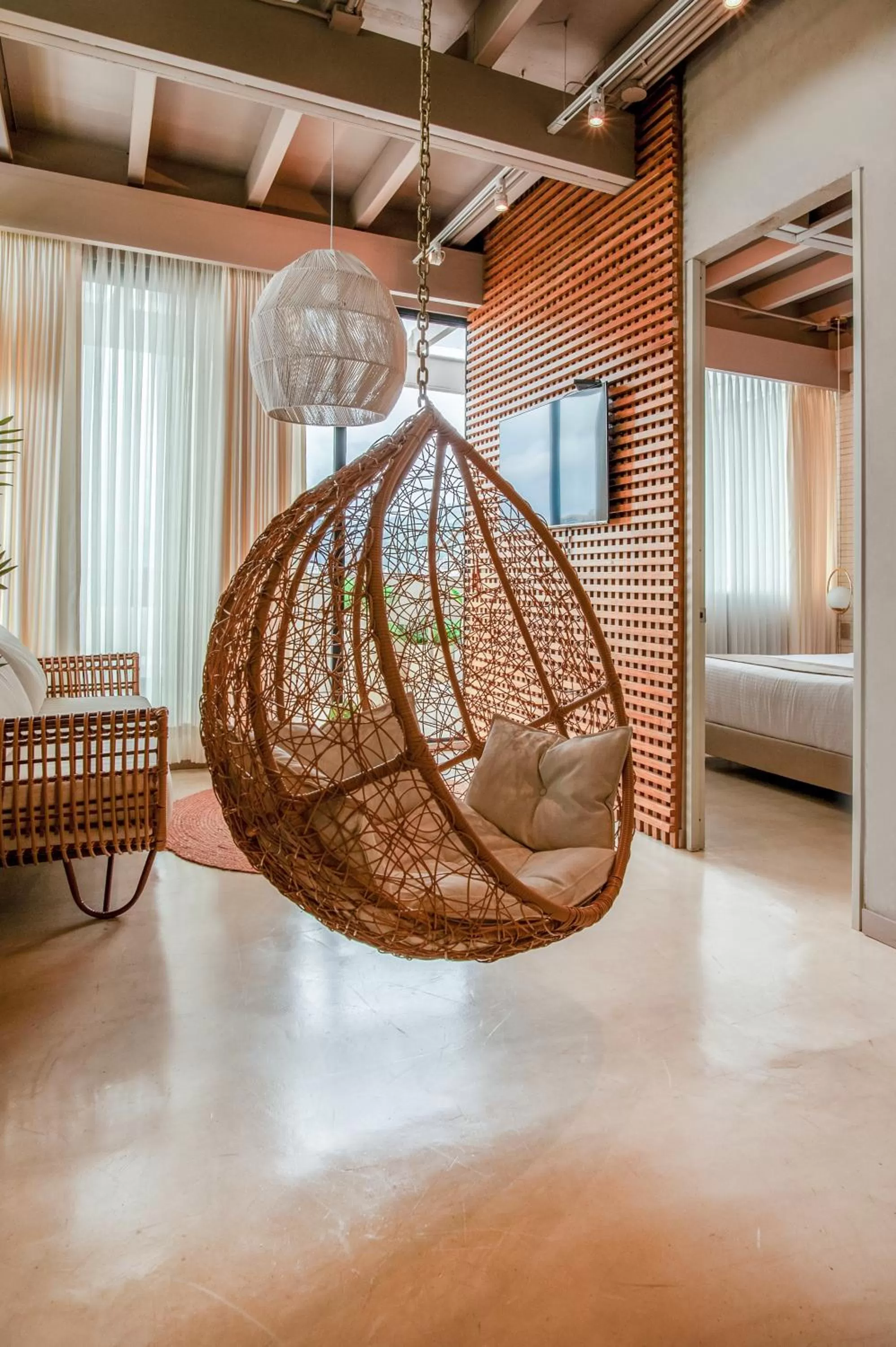 Seating area, Bed in Hemma Bogotá Country Luxury Suites Hotel