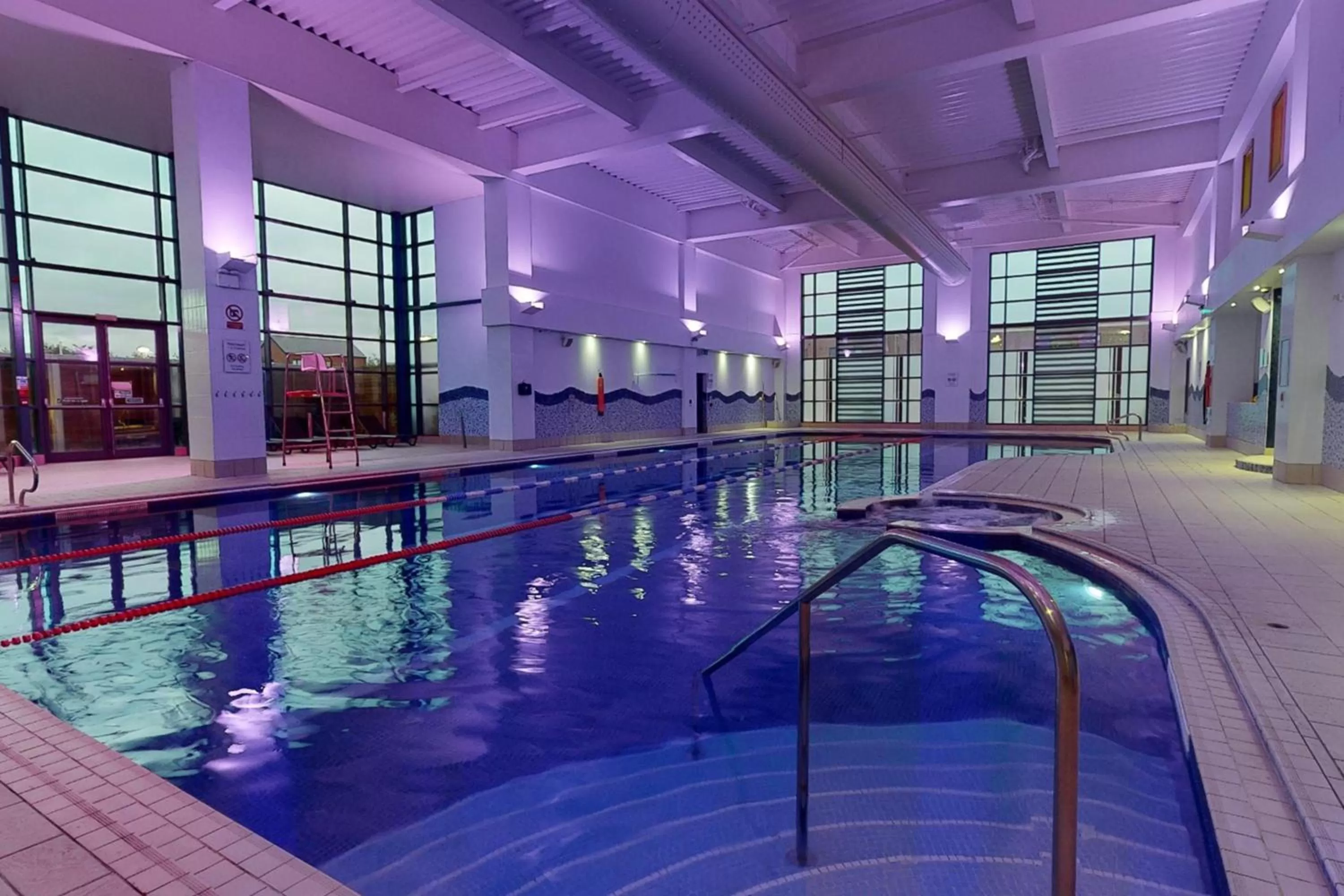 Swimming pool in Village Hotel Swansea