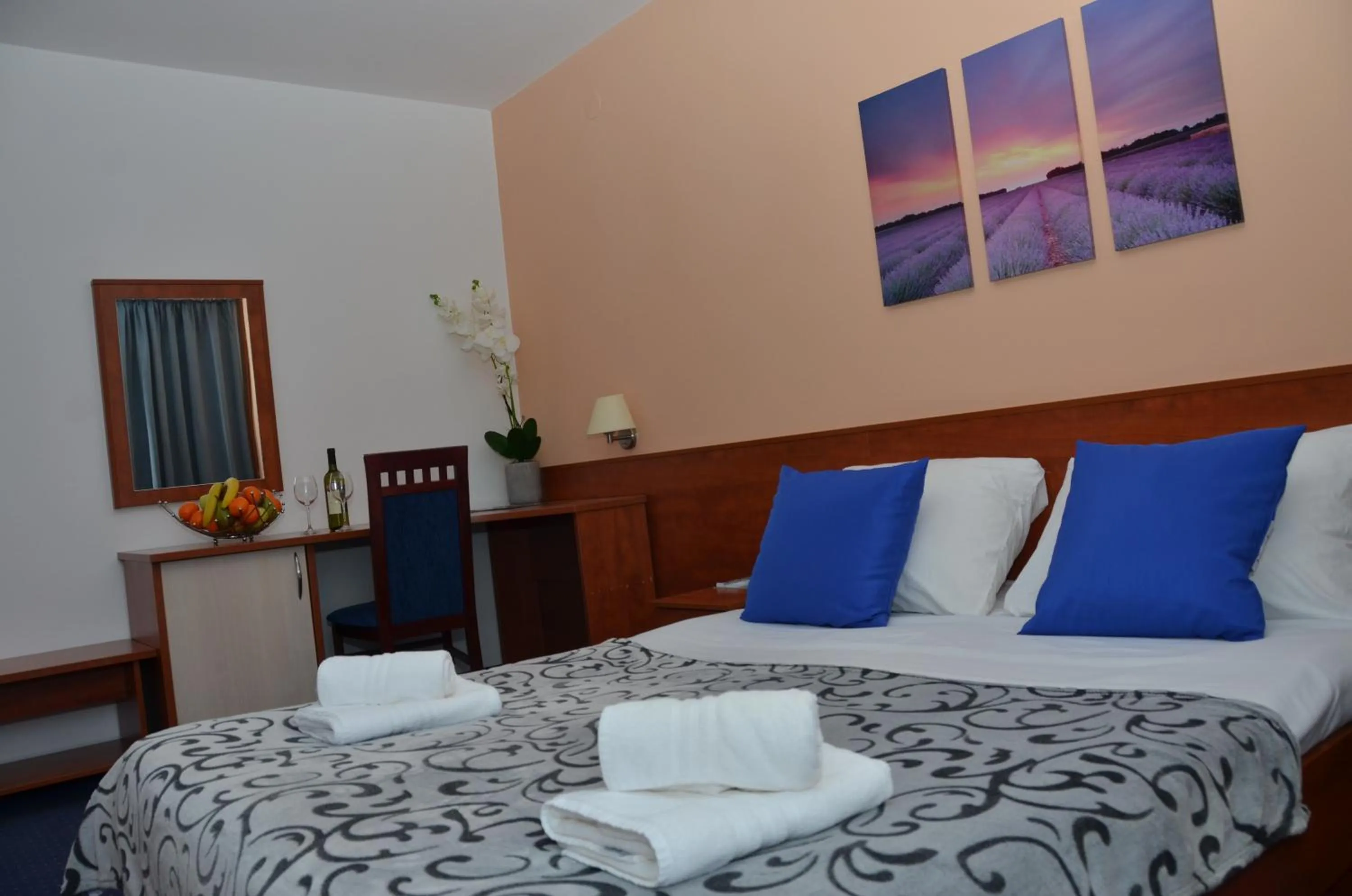 Bed in Liberty Hotel