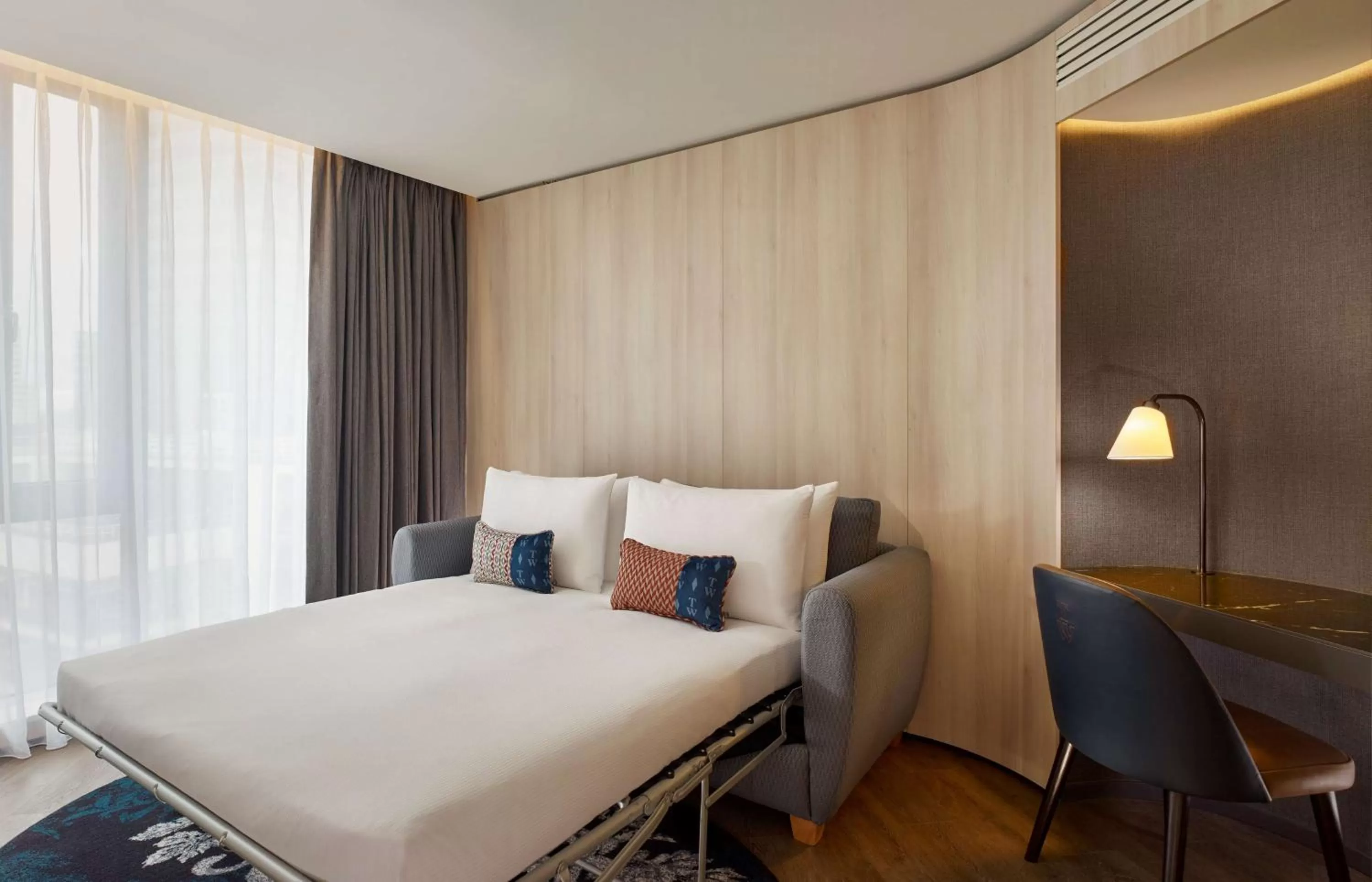 Living room, Bed in The Westminster London, Curio Collection by Hilton