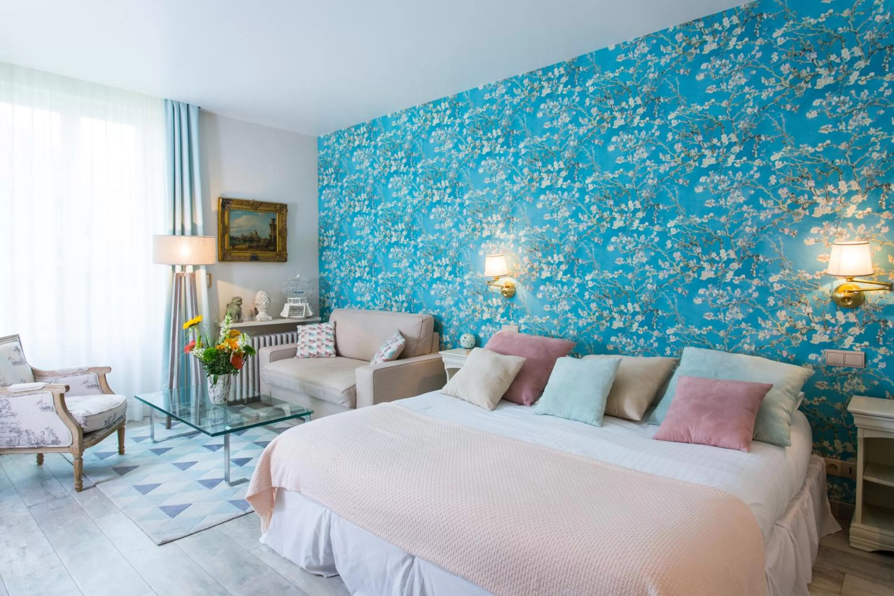 Photo of the whole room, Bed in Logis Hôtels Restaurant La Mère Hamard