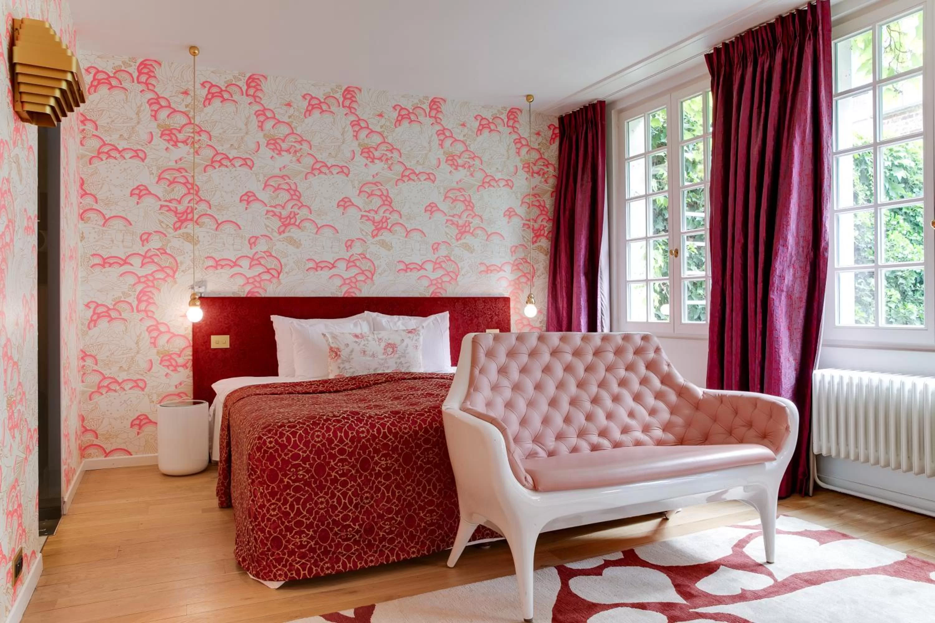 Bed in Hotel De Witte Lelie -Small Luxury Hotels of the World