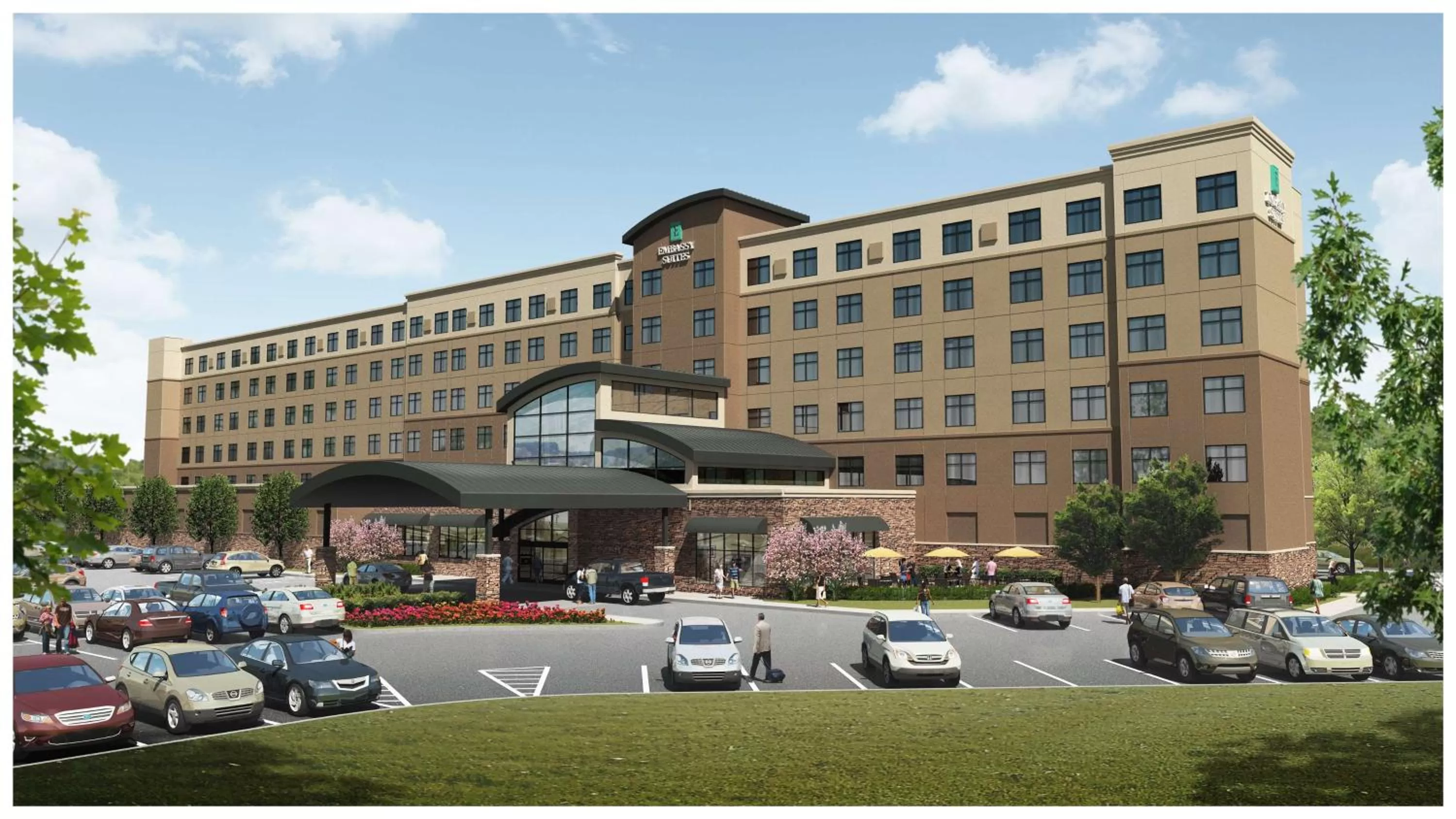 Property building in Embassy Suites by Hilton Akron Canton Airport