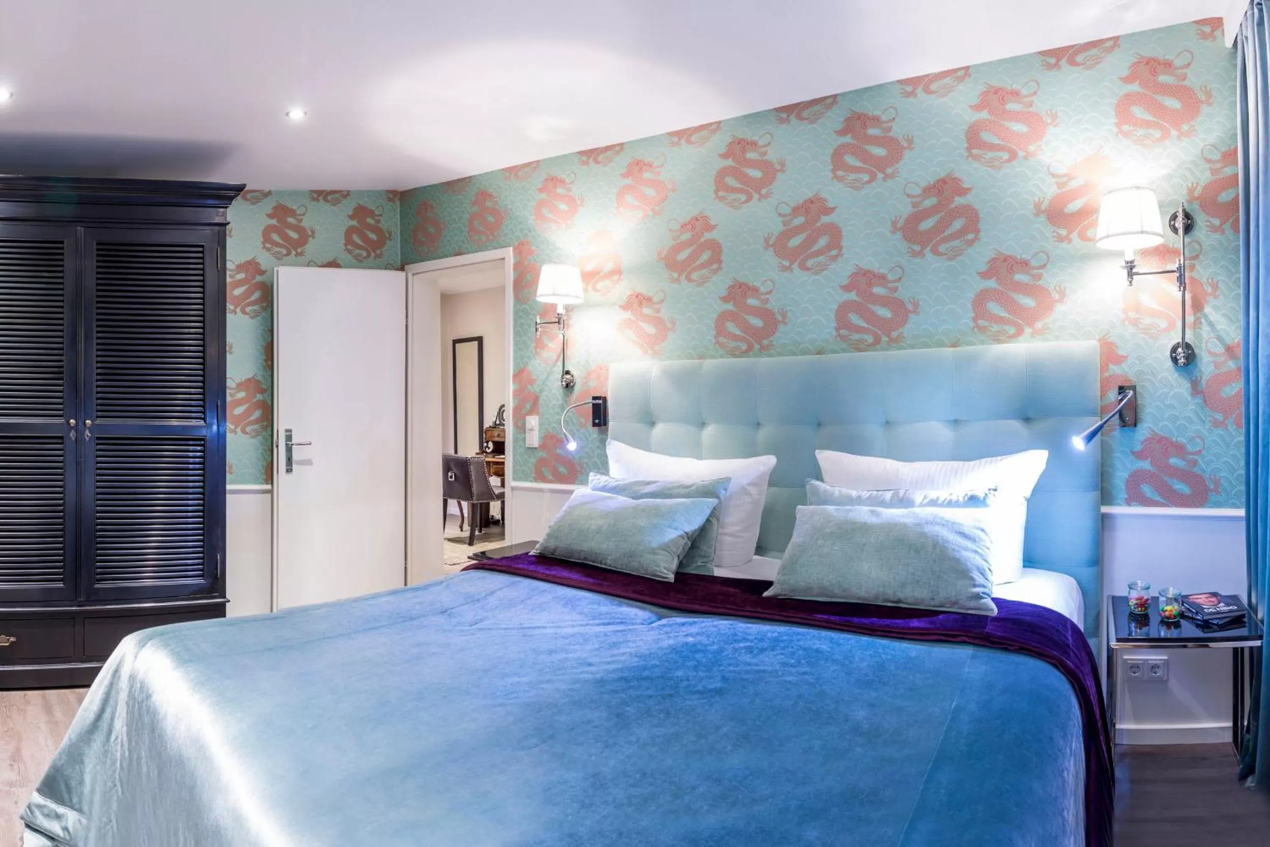 Bed in Boutique Hotel Poppenbütteler Hof