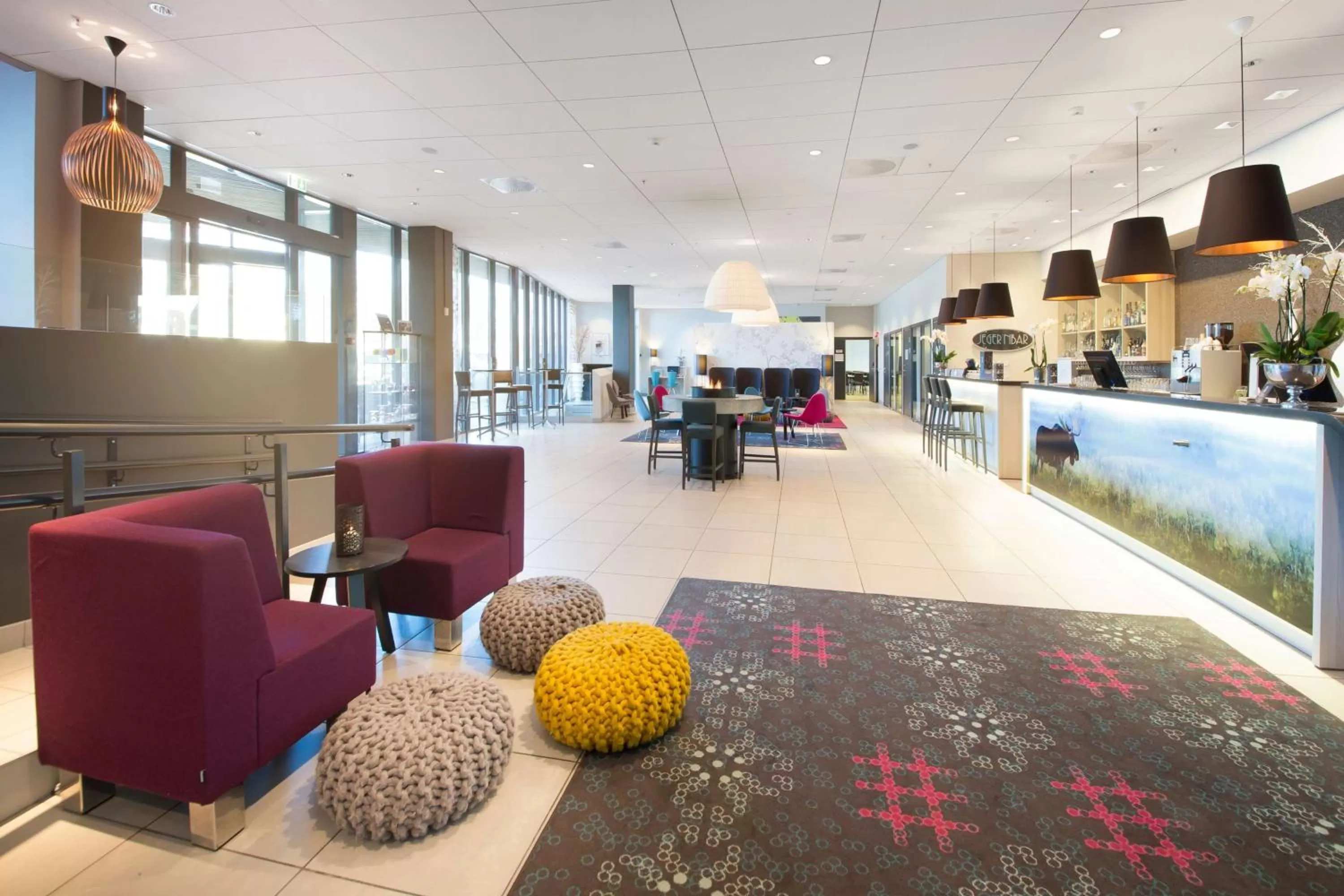 Lobby or reception in Thon Partner Elgstua Hotel