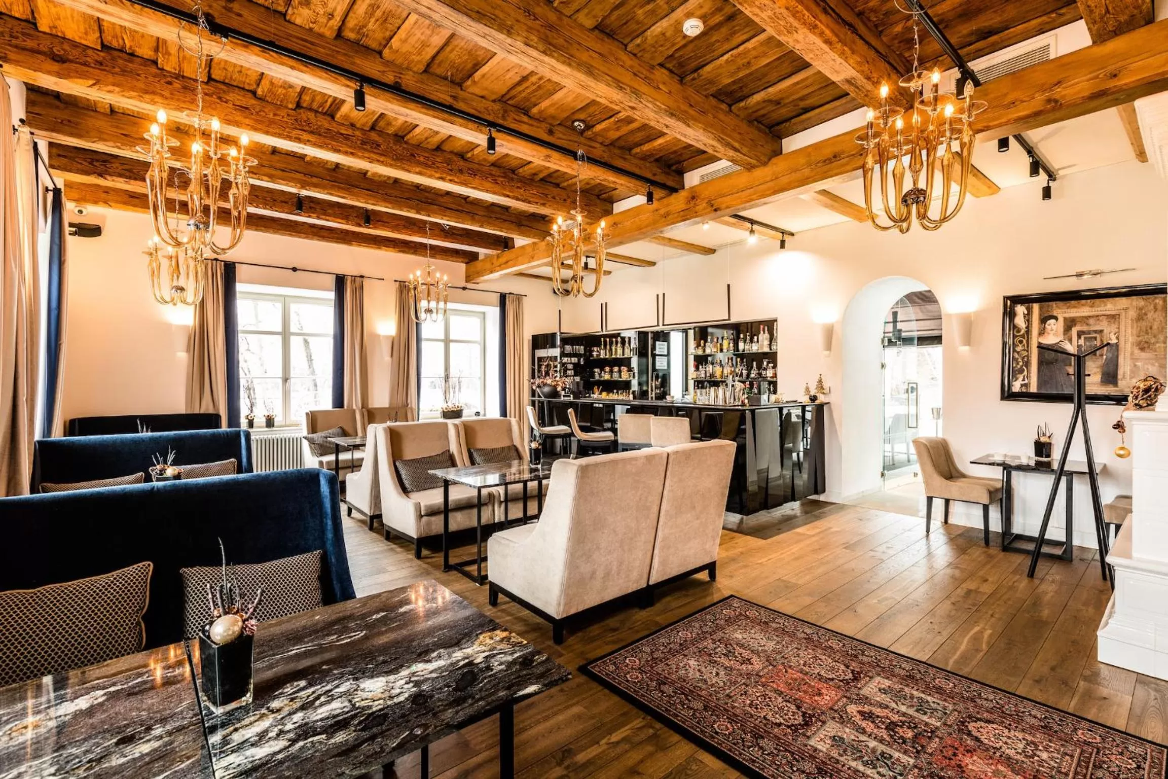 Dining area in Zamek Topacz