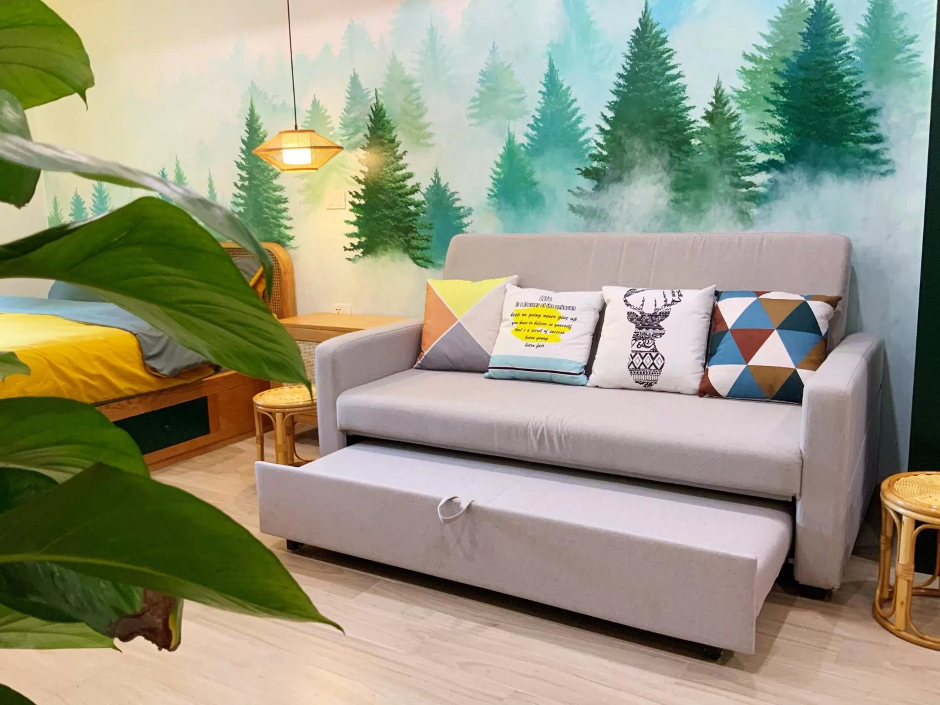 Living room in Lubi House Homestay