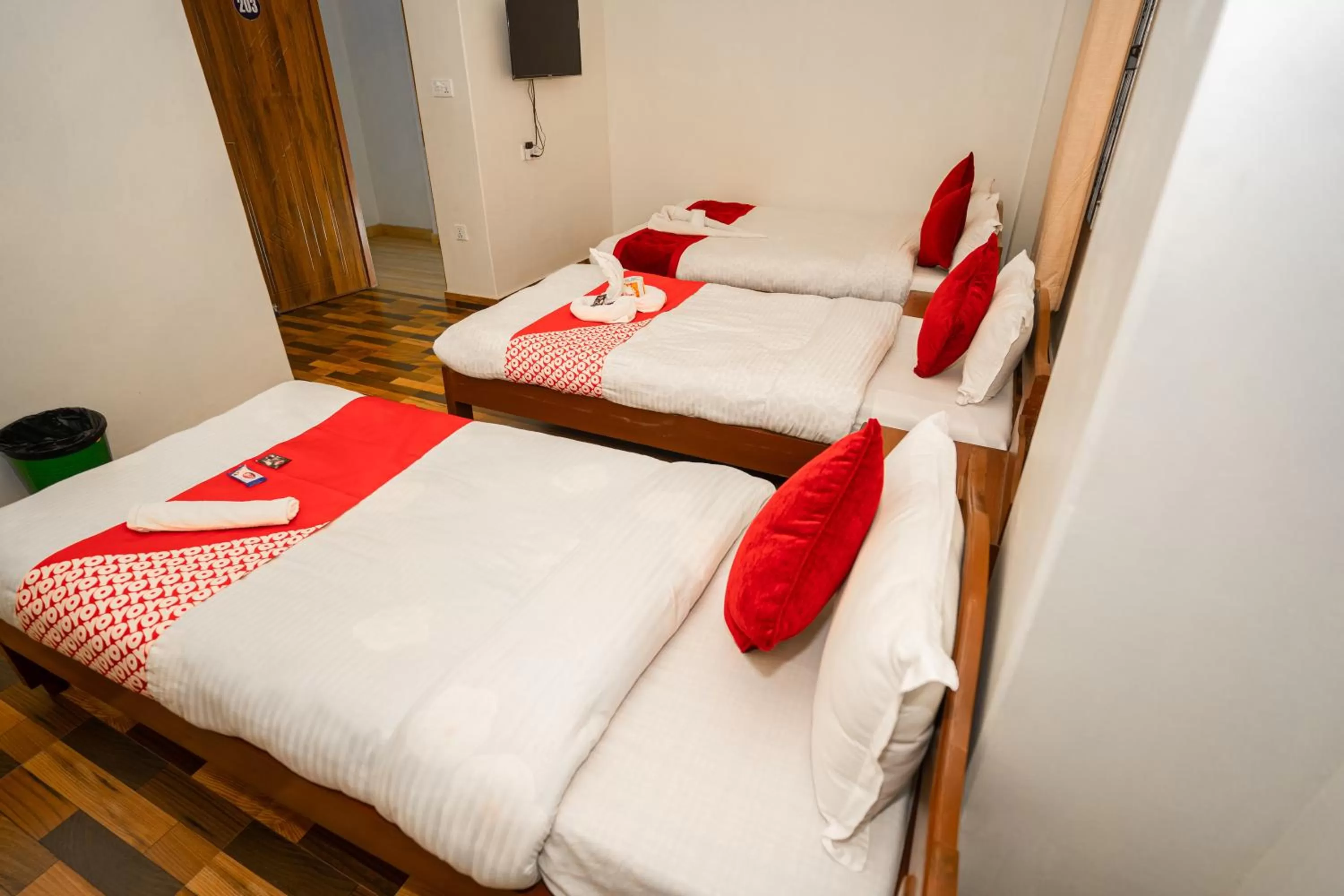 Photo of the whole room, Bed in Hotel Dela Mount Pokhara