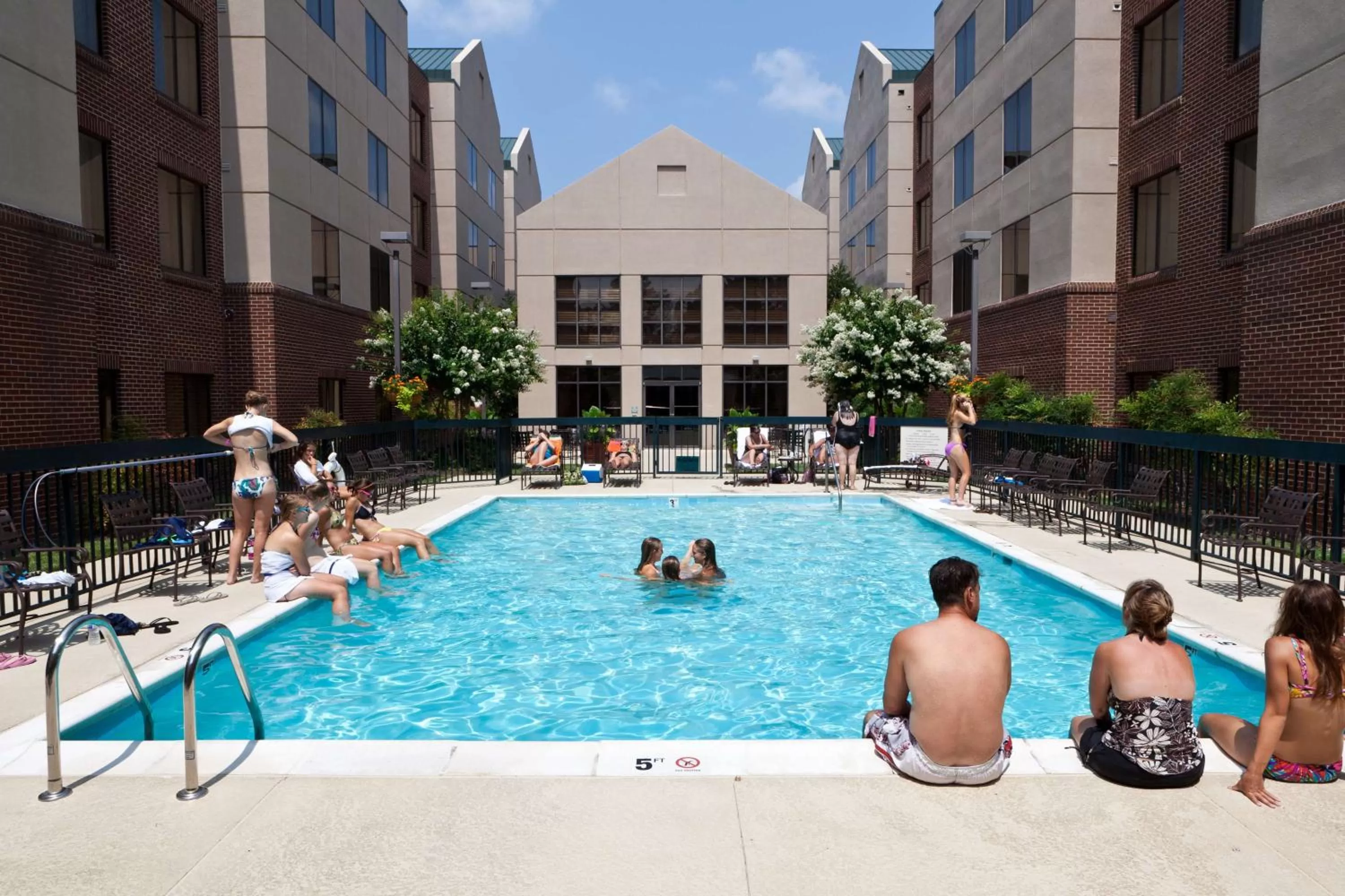 Pool view in Homewood Suites by Hilton Richmond - West End / Innsbrook