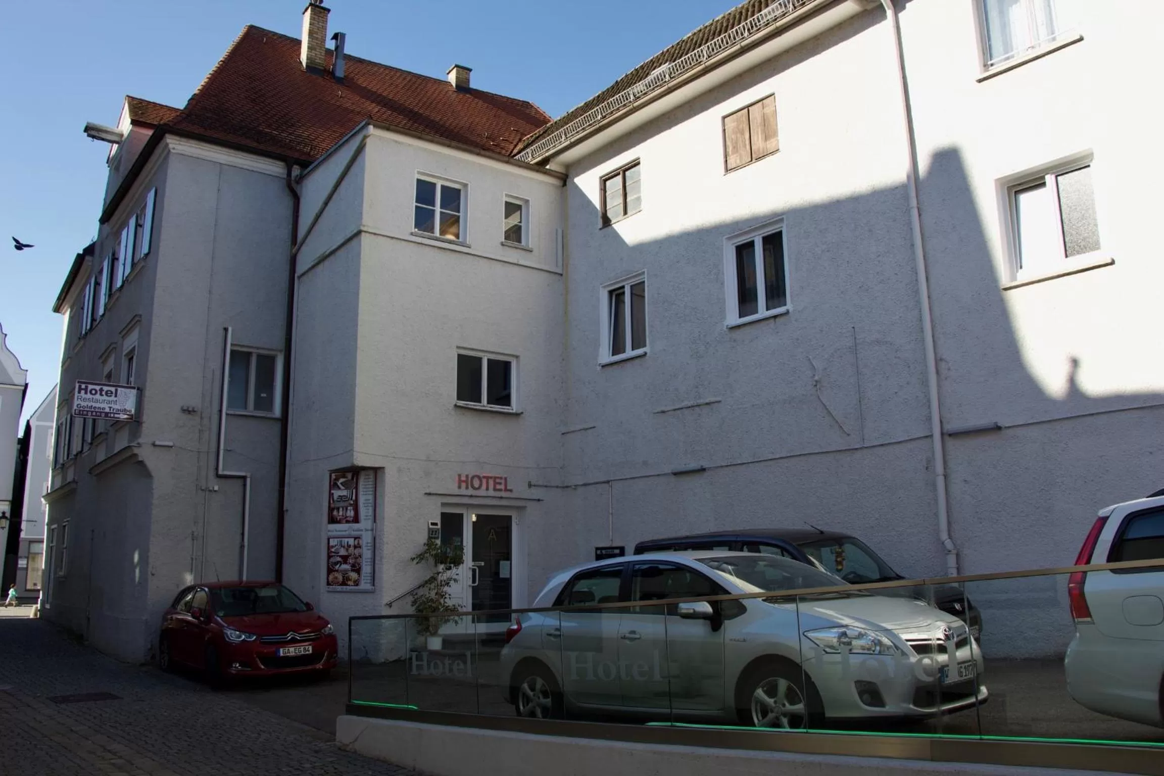 Property building in Hotel Goldene Traube