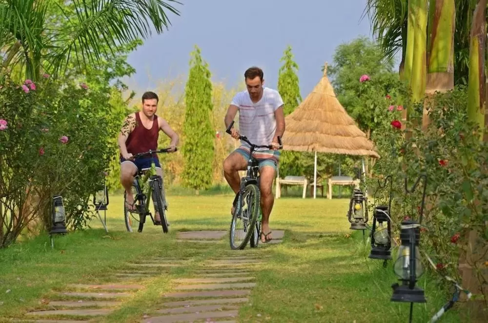 Biking in Sultan Bagh Resort by The Sky Imperial