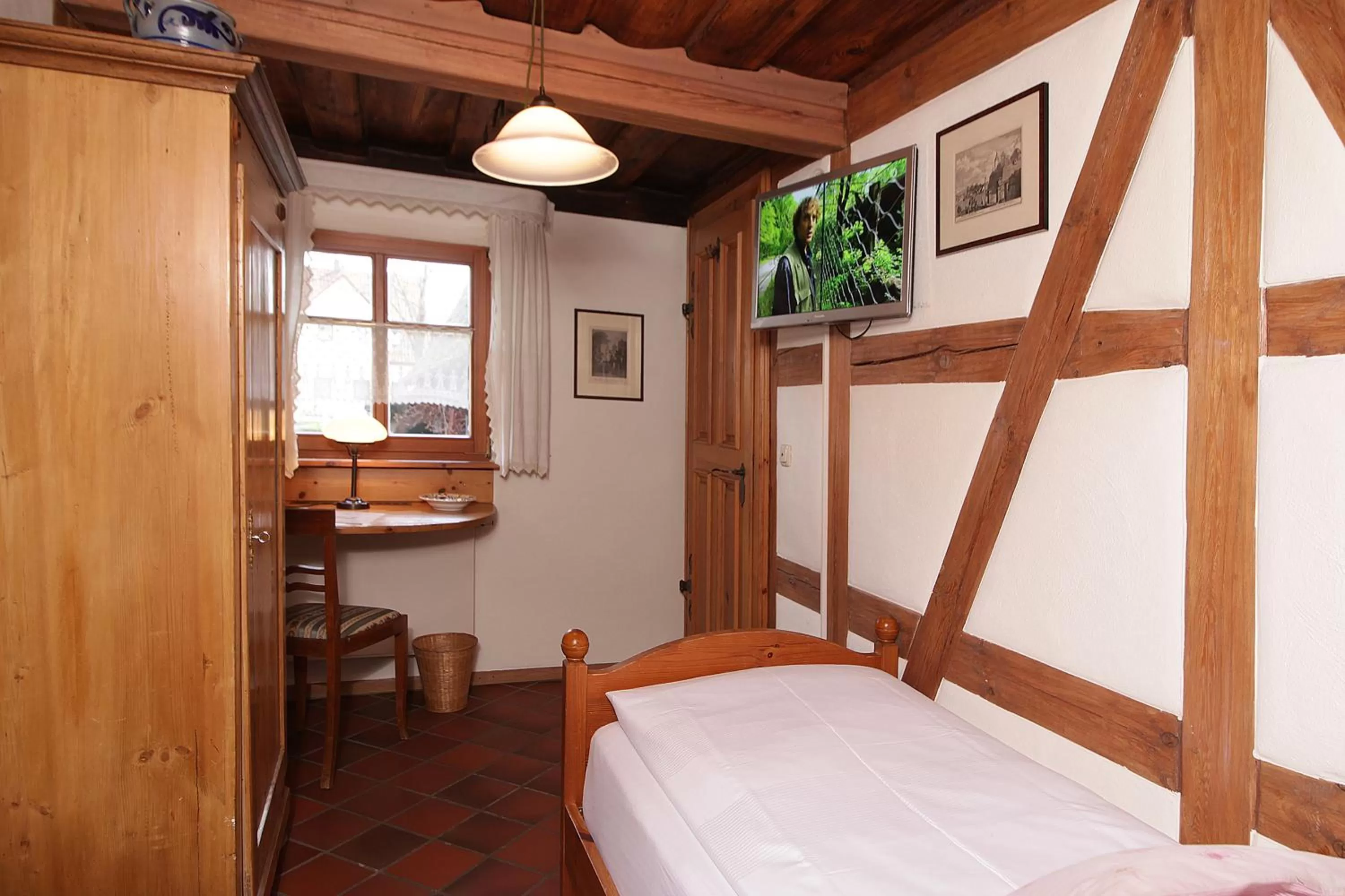 Bedroom, Bed in Hotel und Gasthof Ritter St. Georg