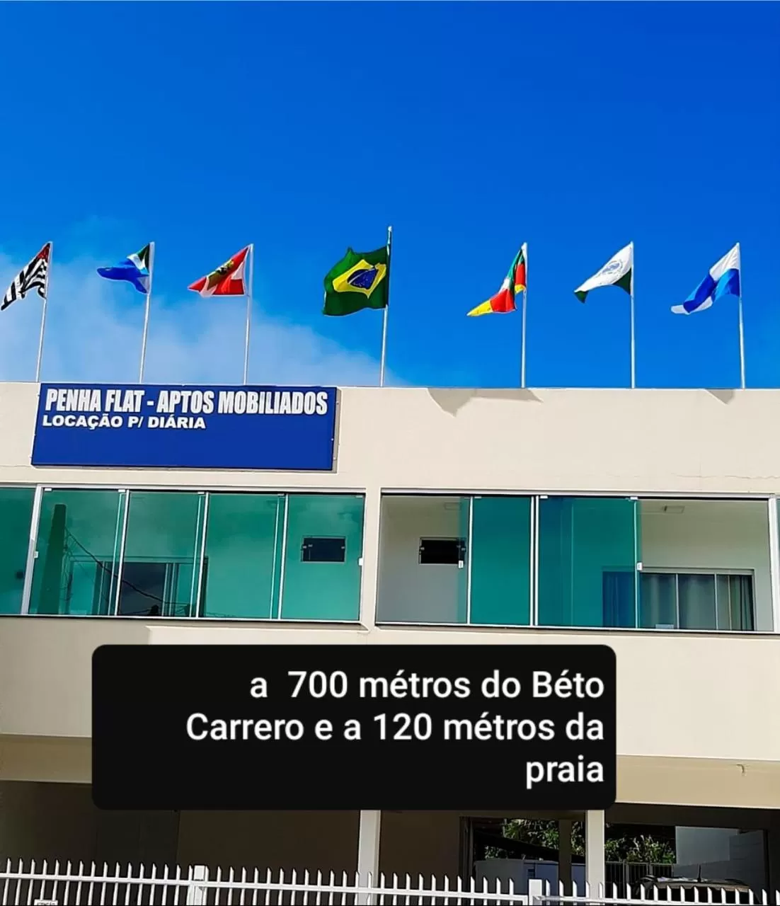 PENHAFLAT, STUDIO COMPLÉTO, C GARAGEM , A 700 m do parque e 120 m da praia