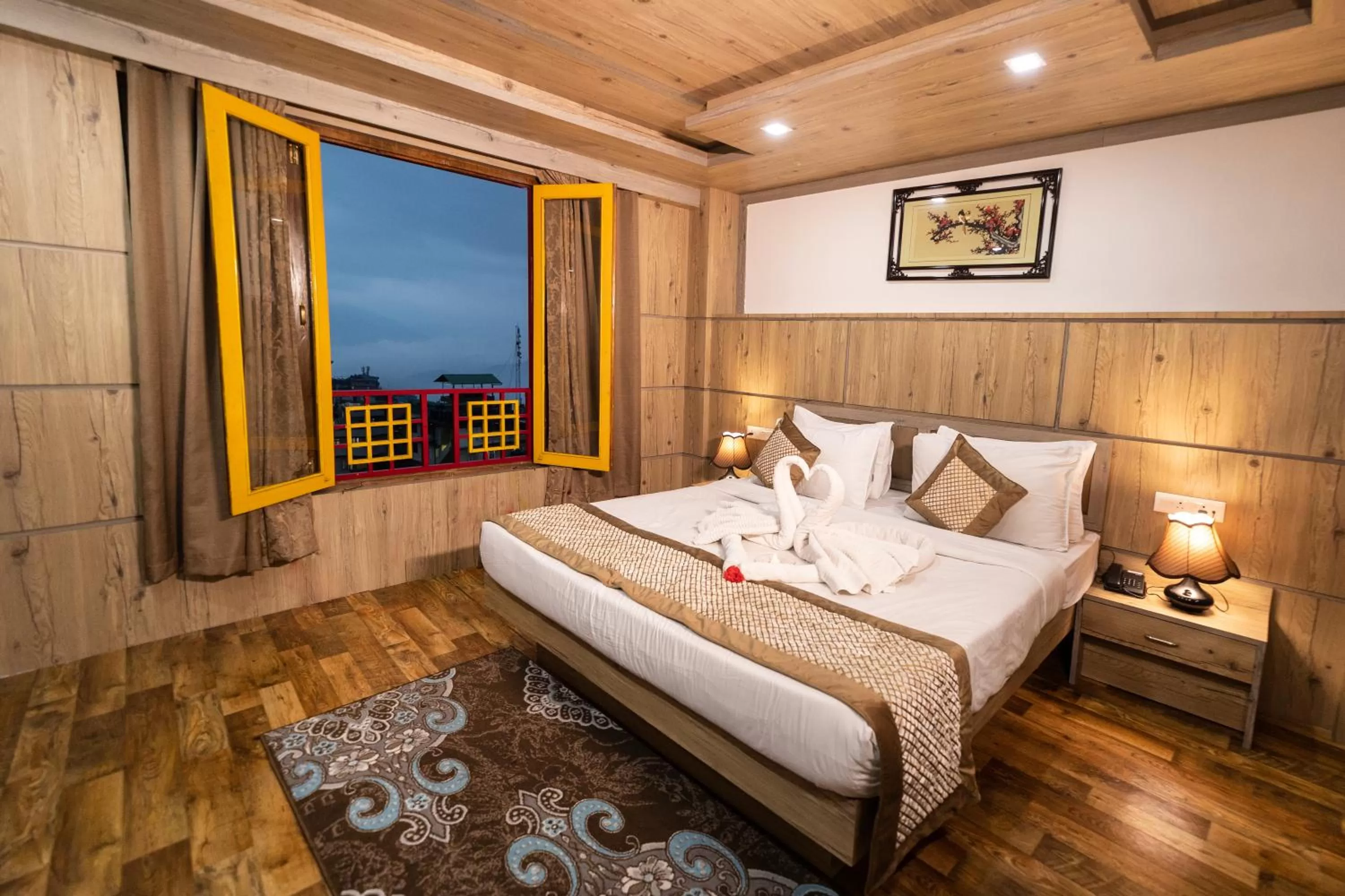 Living room, Bed in Yangthang Heritage