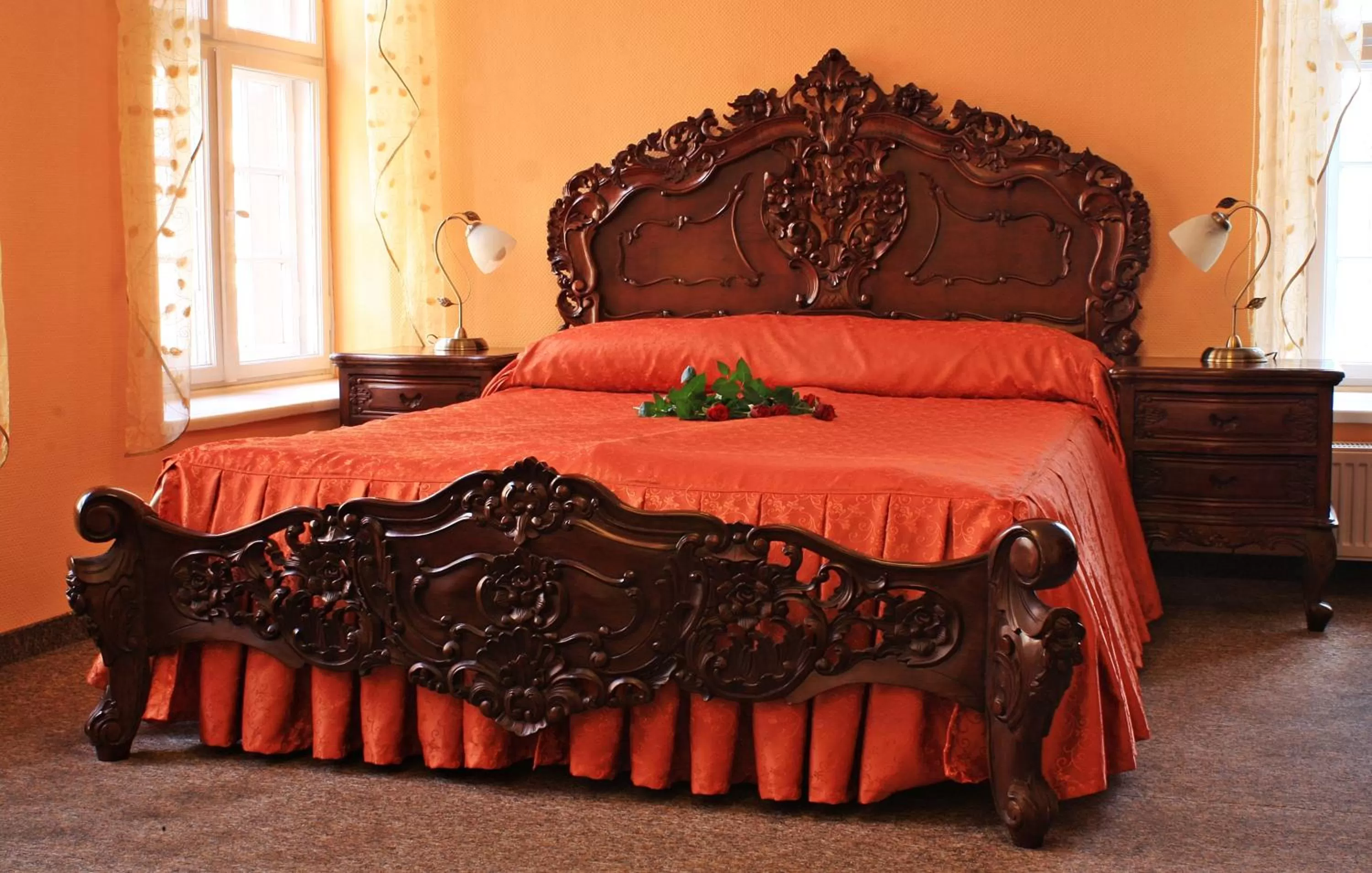 Bed in Dom Schumannów