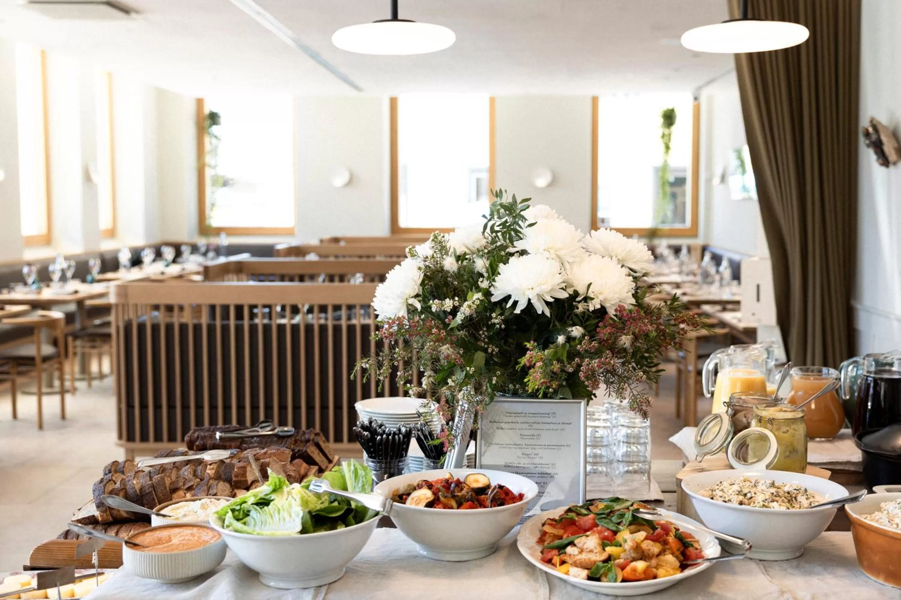 Restaurant/places to eat in RUNO Hotel Porvoo