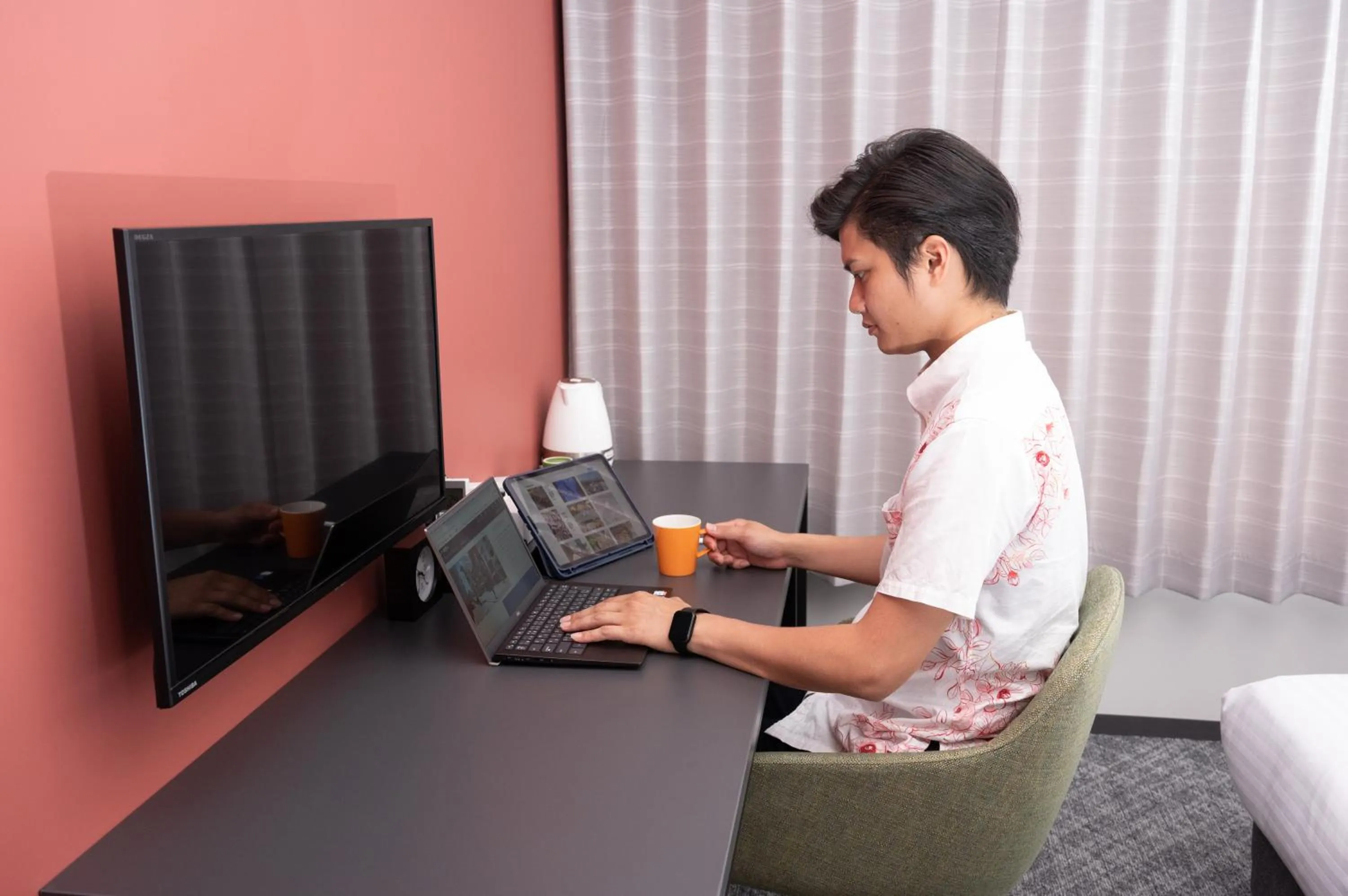 Photo of the whole room in Hotel Cocktail Stay Naha