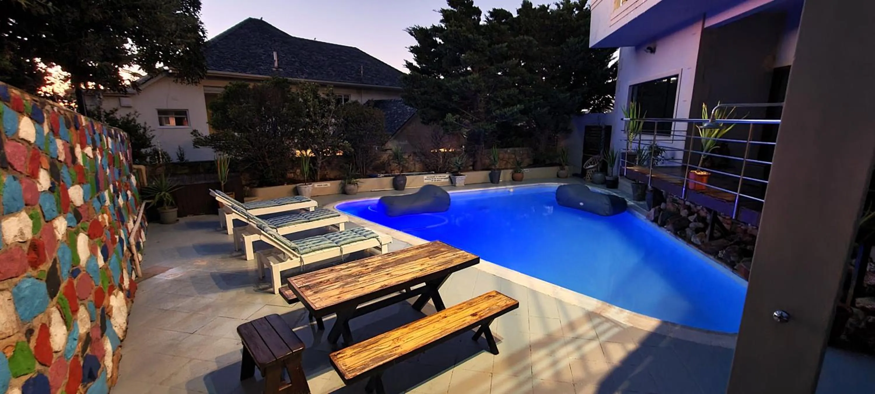 Pool view in African Groove Camps Bay