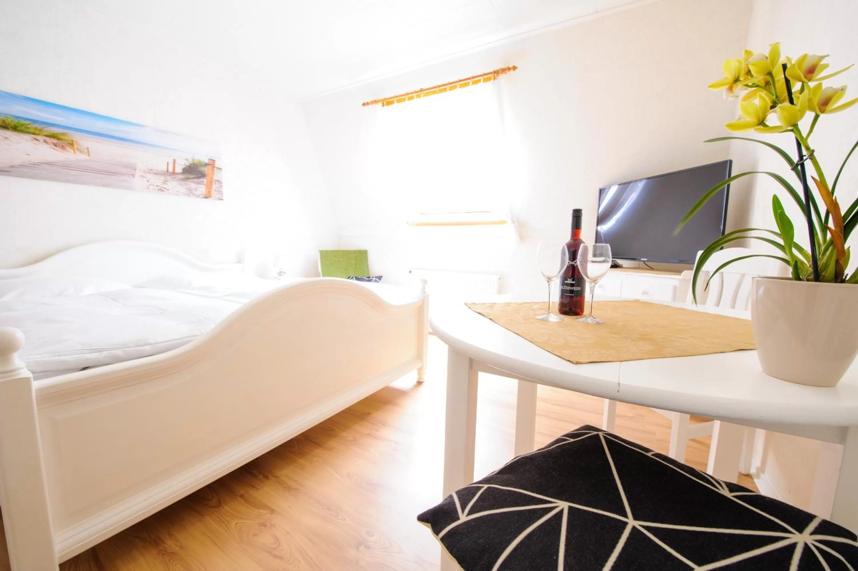 Photo of the whole room, Bed in Hotel Forsthaus Sellin