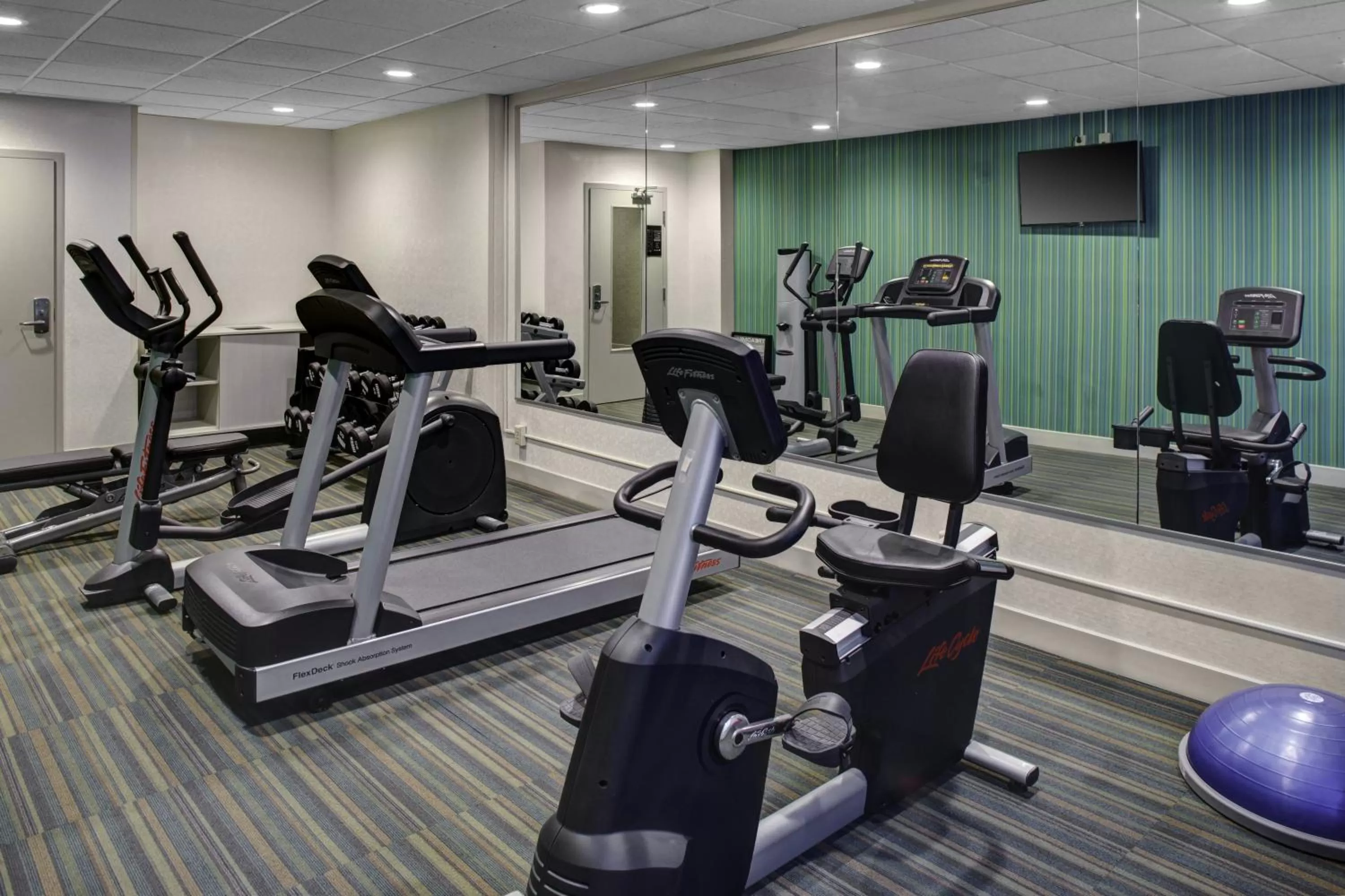 Fitness centre/facilities in Holiday Inn Express Richmond-Mechanicsville by IHG