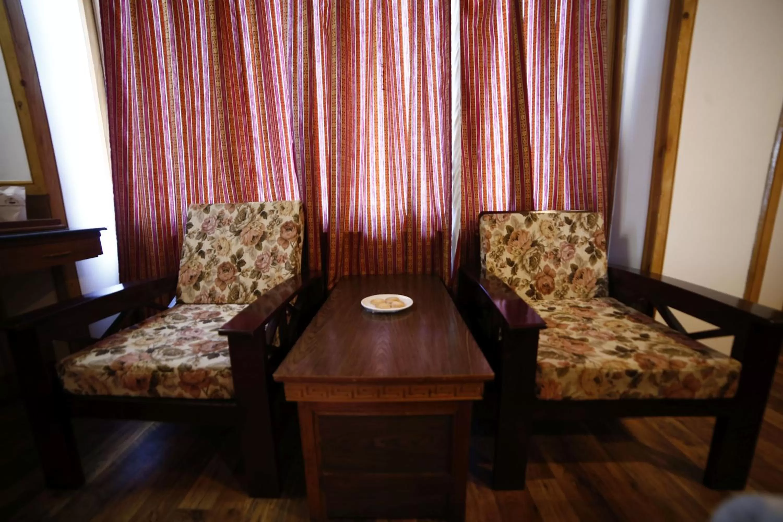 Seating area in Yangthang Heritage