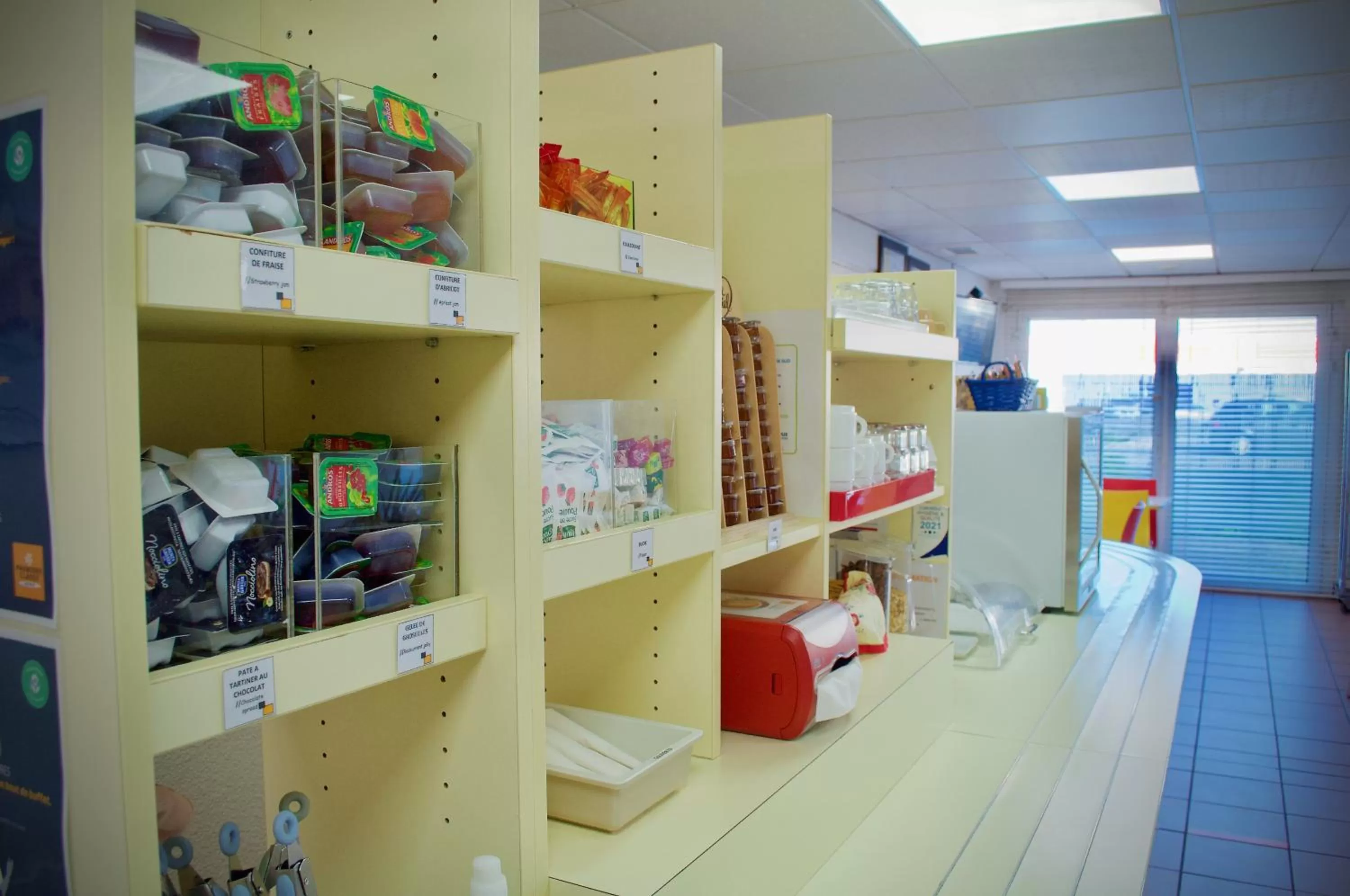 Buffet breakfast in Premiere Classe Bordeaux Sud Pessac Bersol