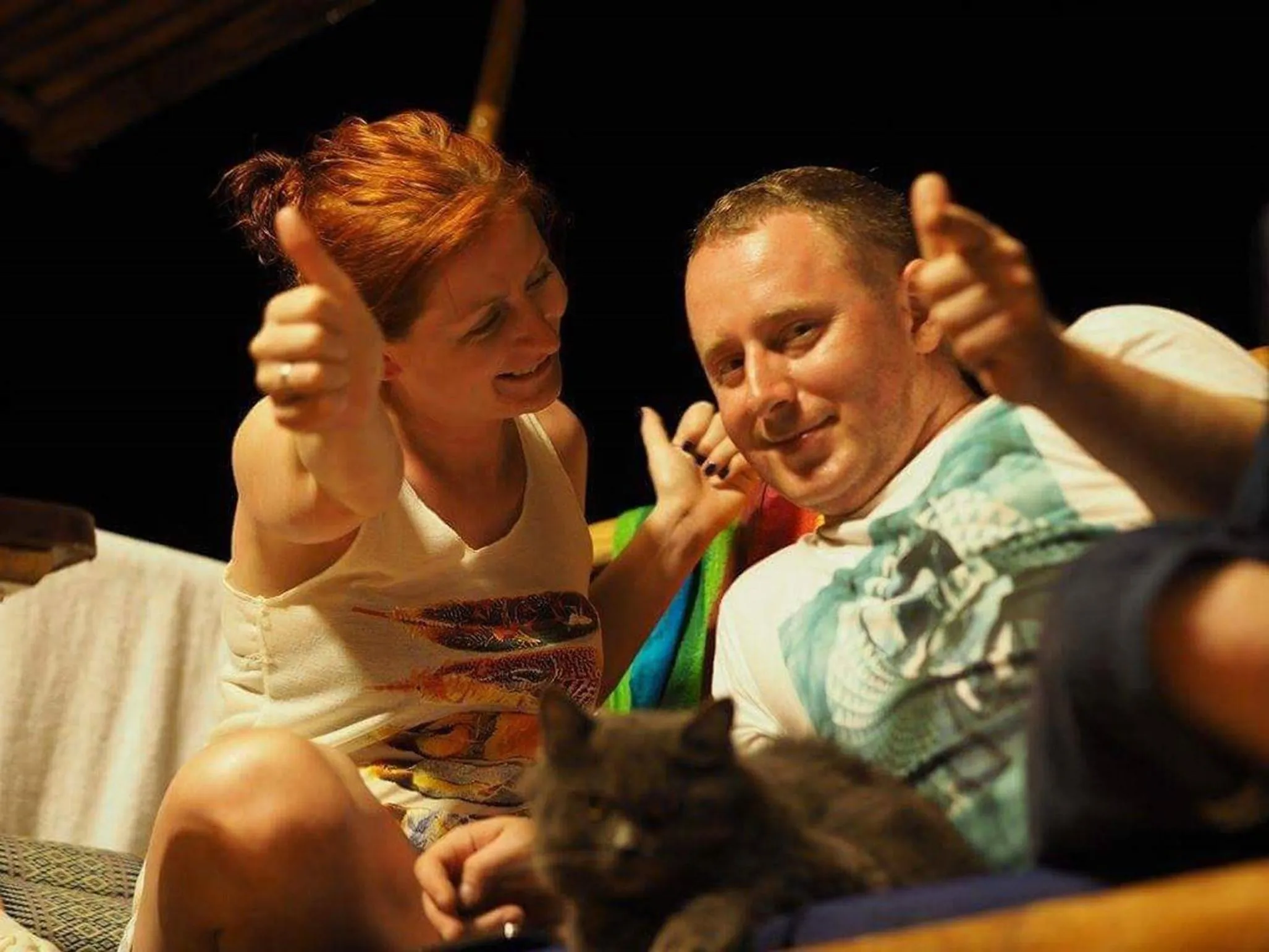 Family in Eco Lanta Hideaway Beach Resort