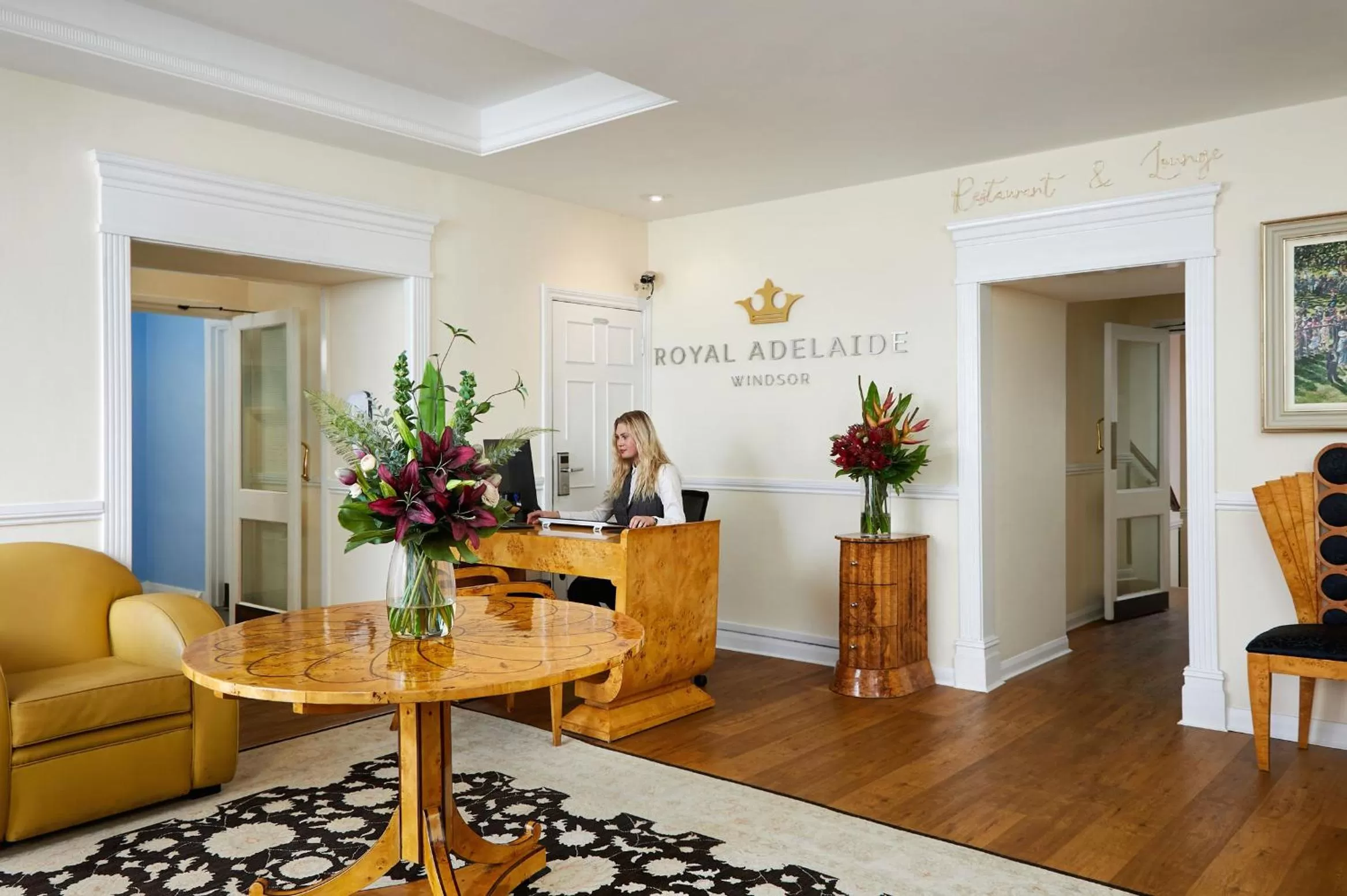Lobby or reception in The Royal Adelaide Hotel