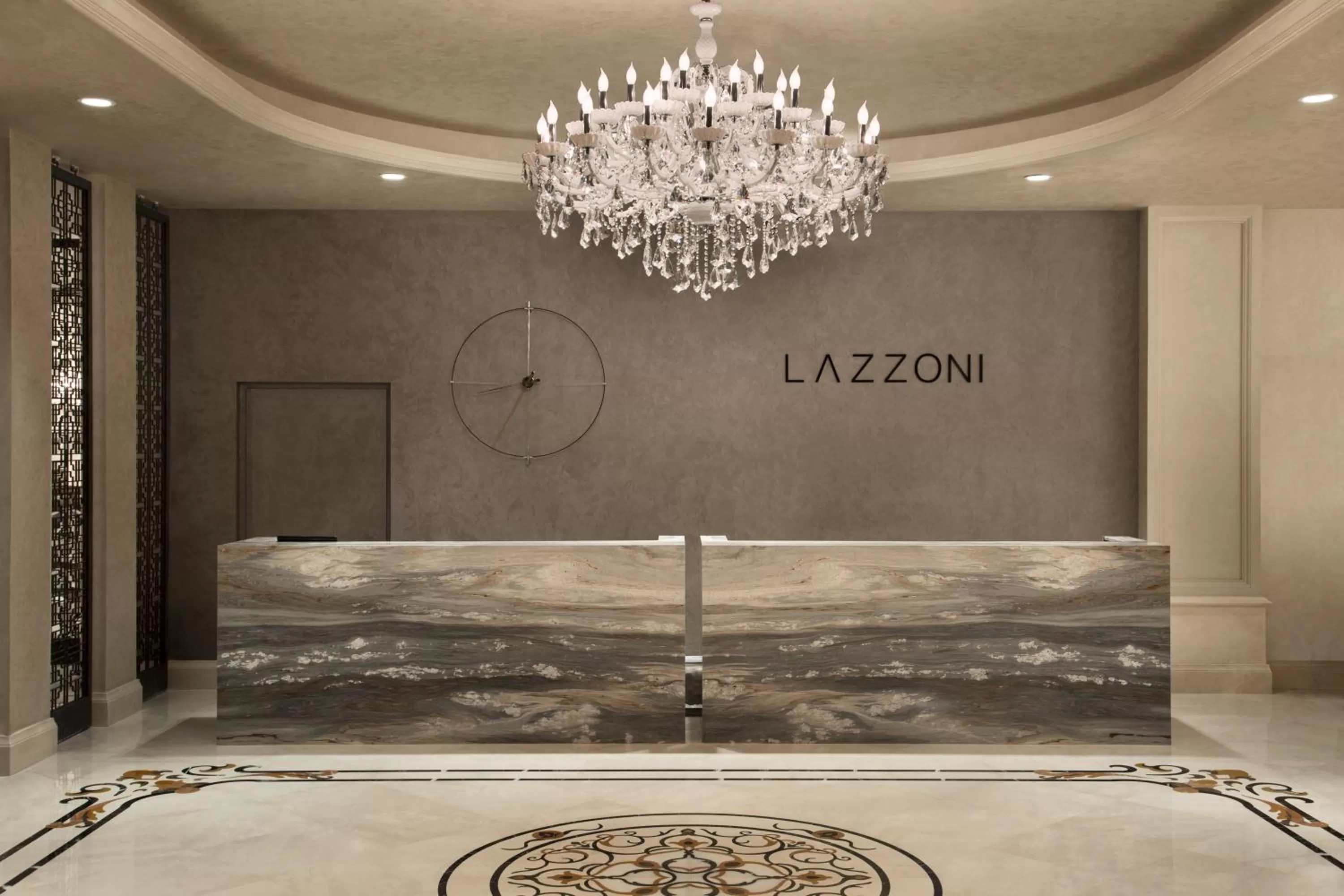 Lobby or reception in Lazzoni Hotel