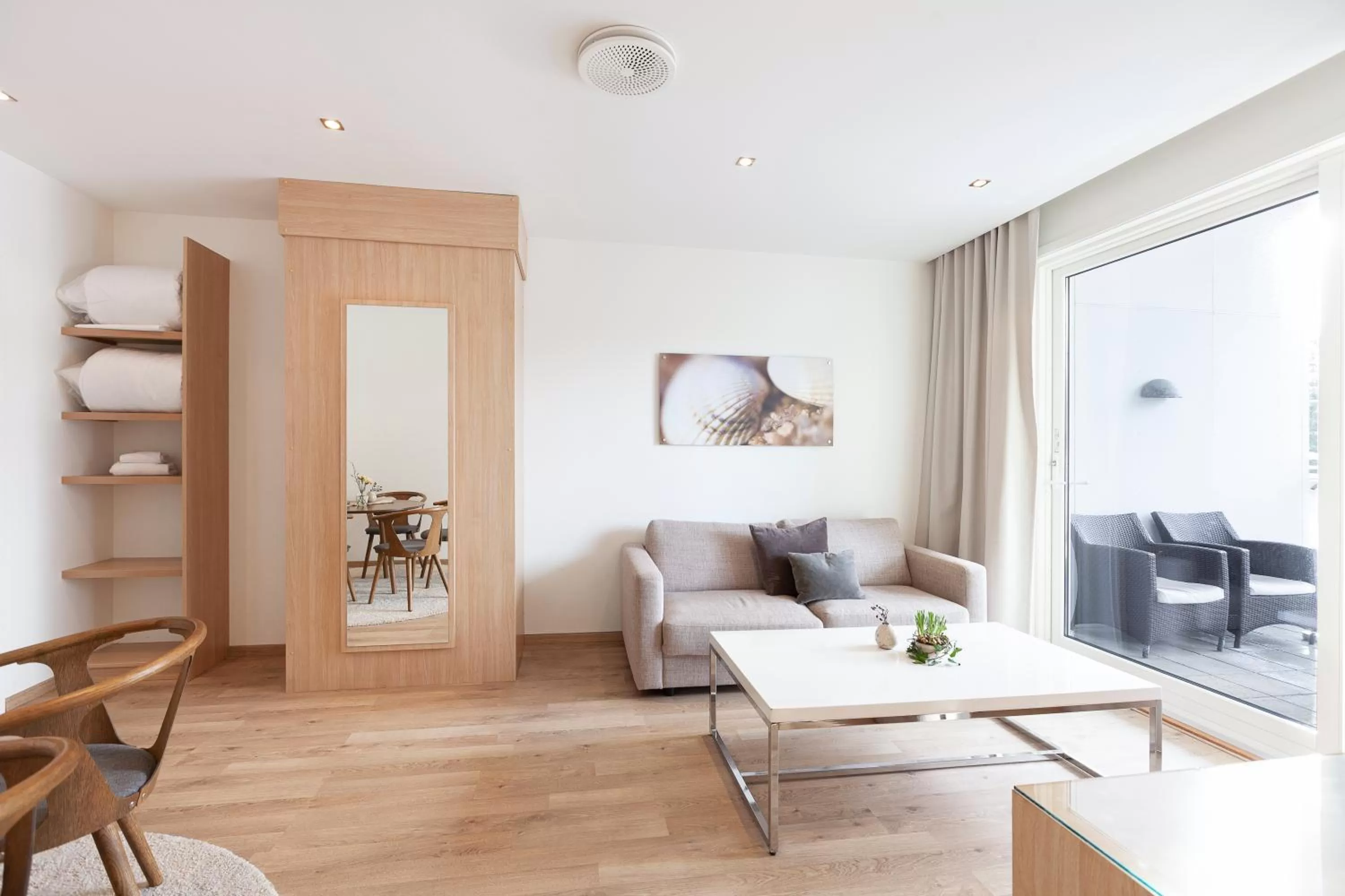 Seating area in Rosfjord Strandhotel