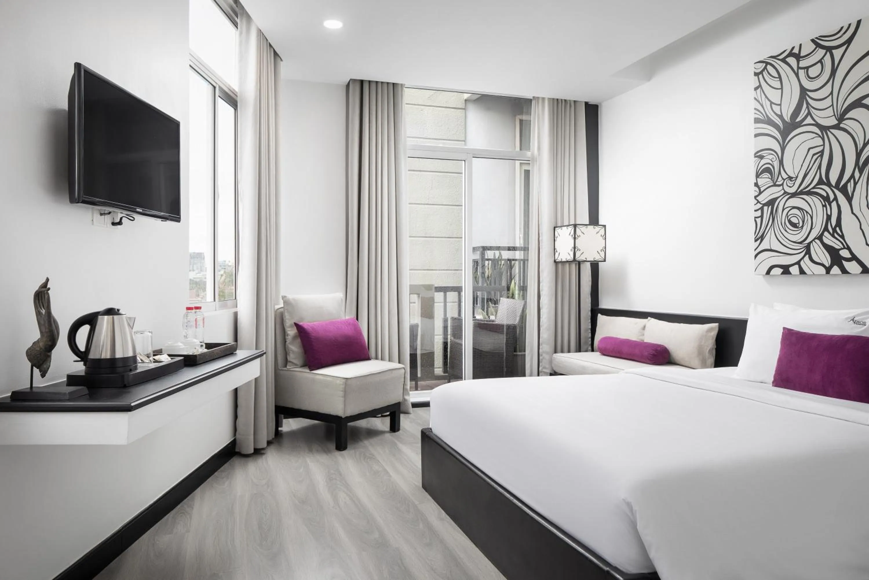 Bed in Apsor Palace Hotel