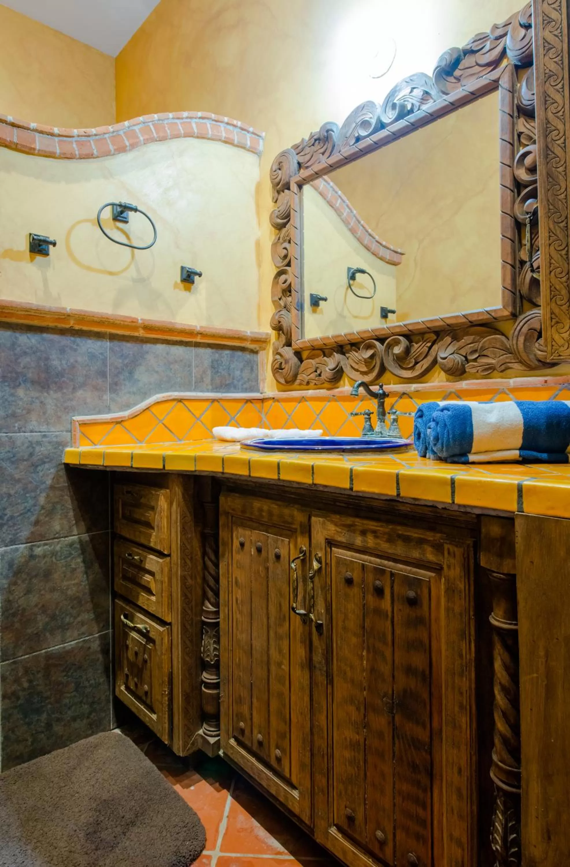 Bathroom in La Hacienda, en Xcaret