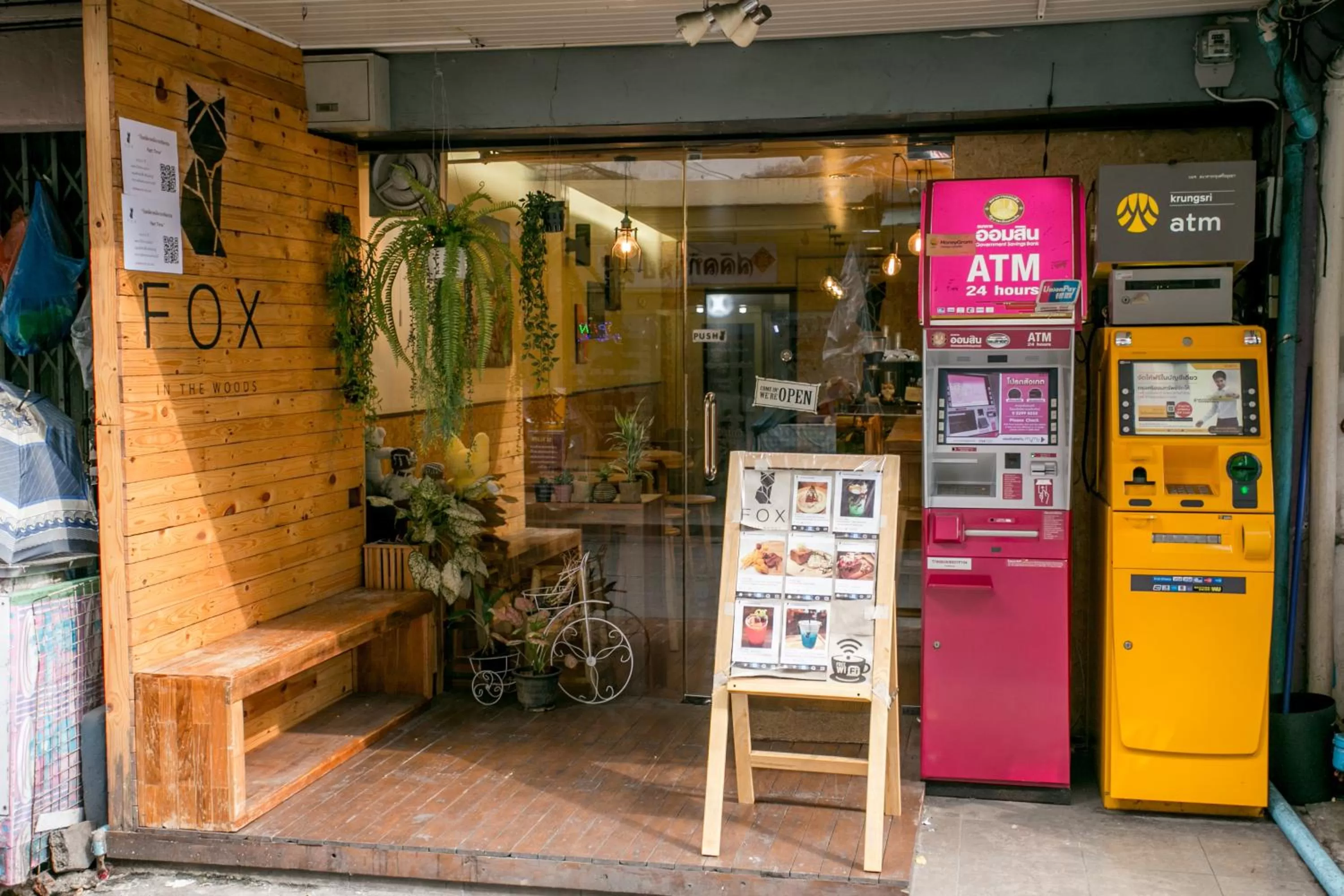 ATM in Greenery Hostel