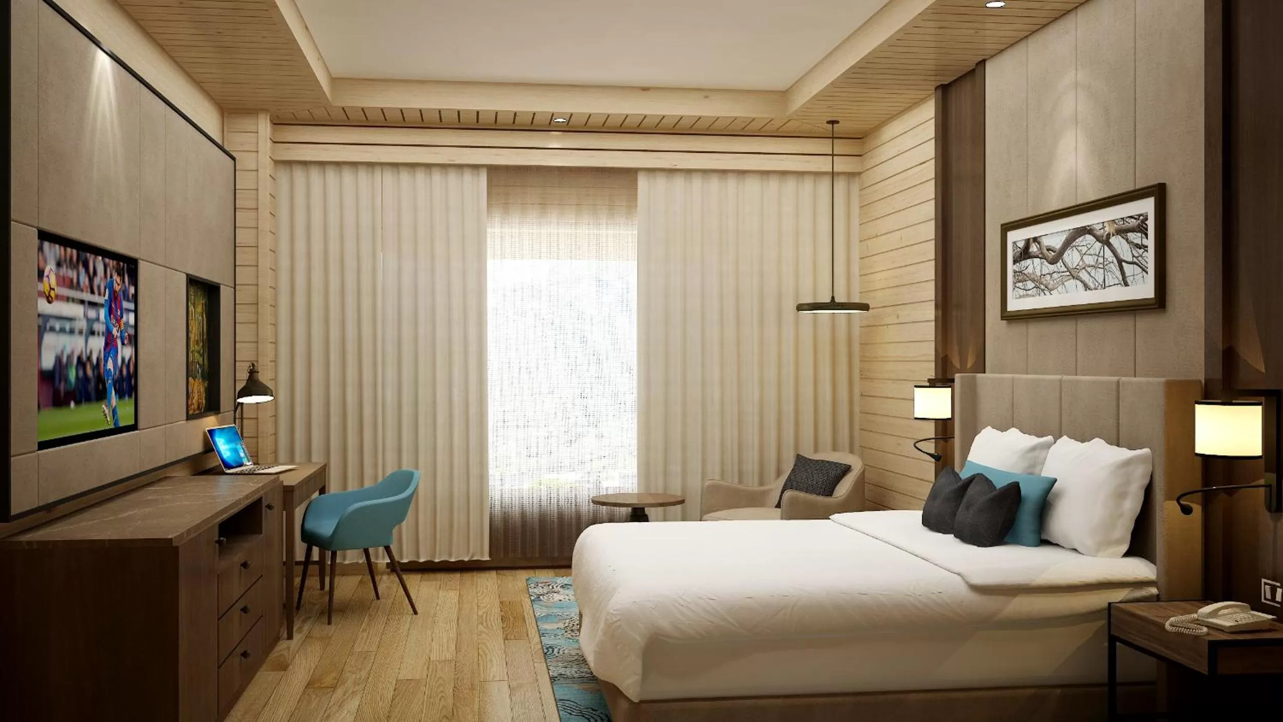 Bedroom in Radisson Blu Resort Dharamshala