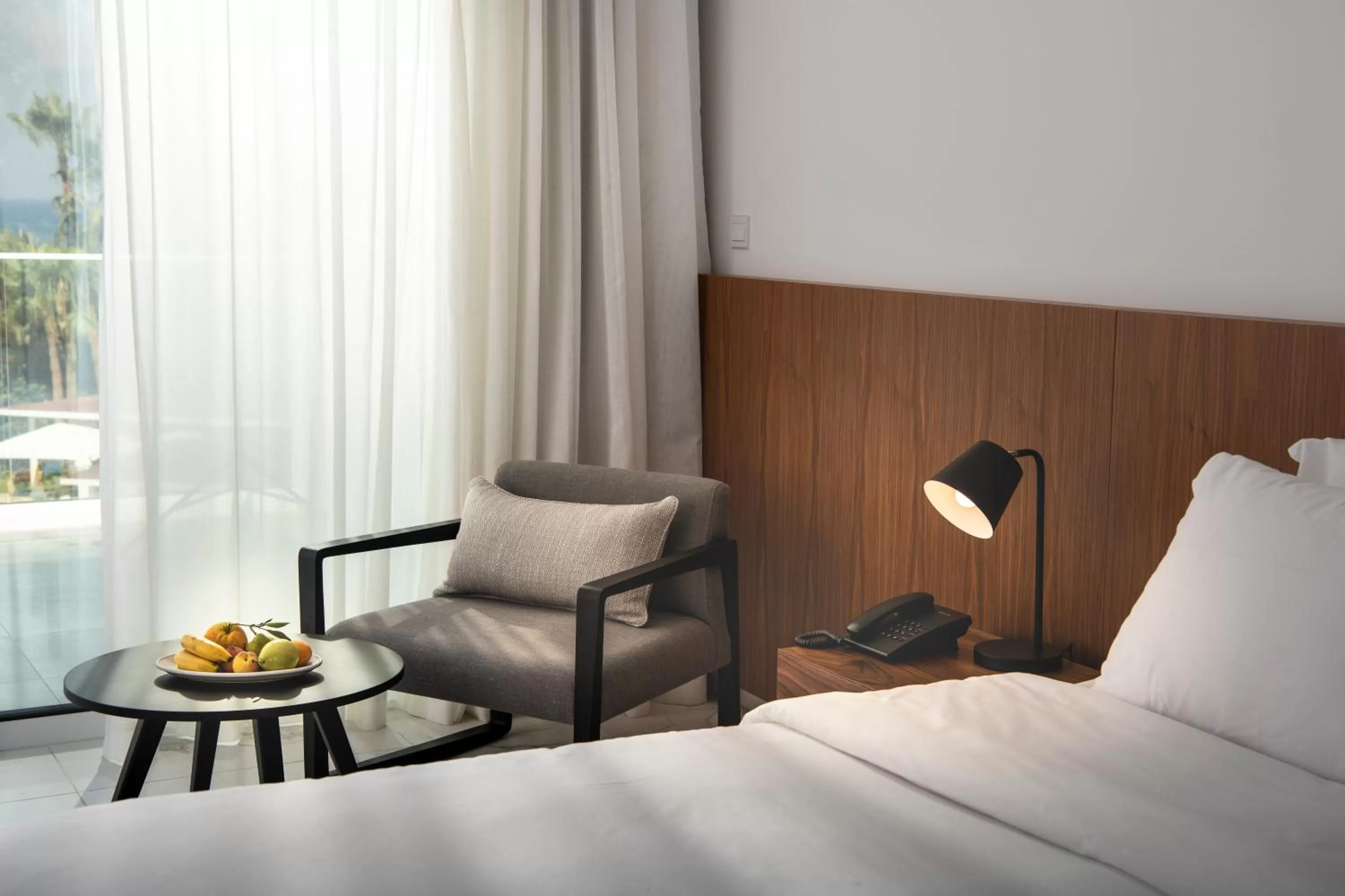 Bed in Akti Beach Hotel & Village Resort