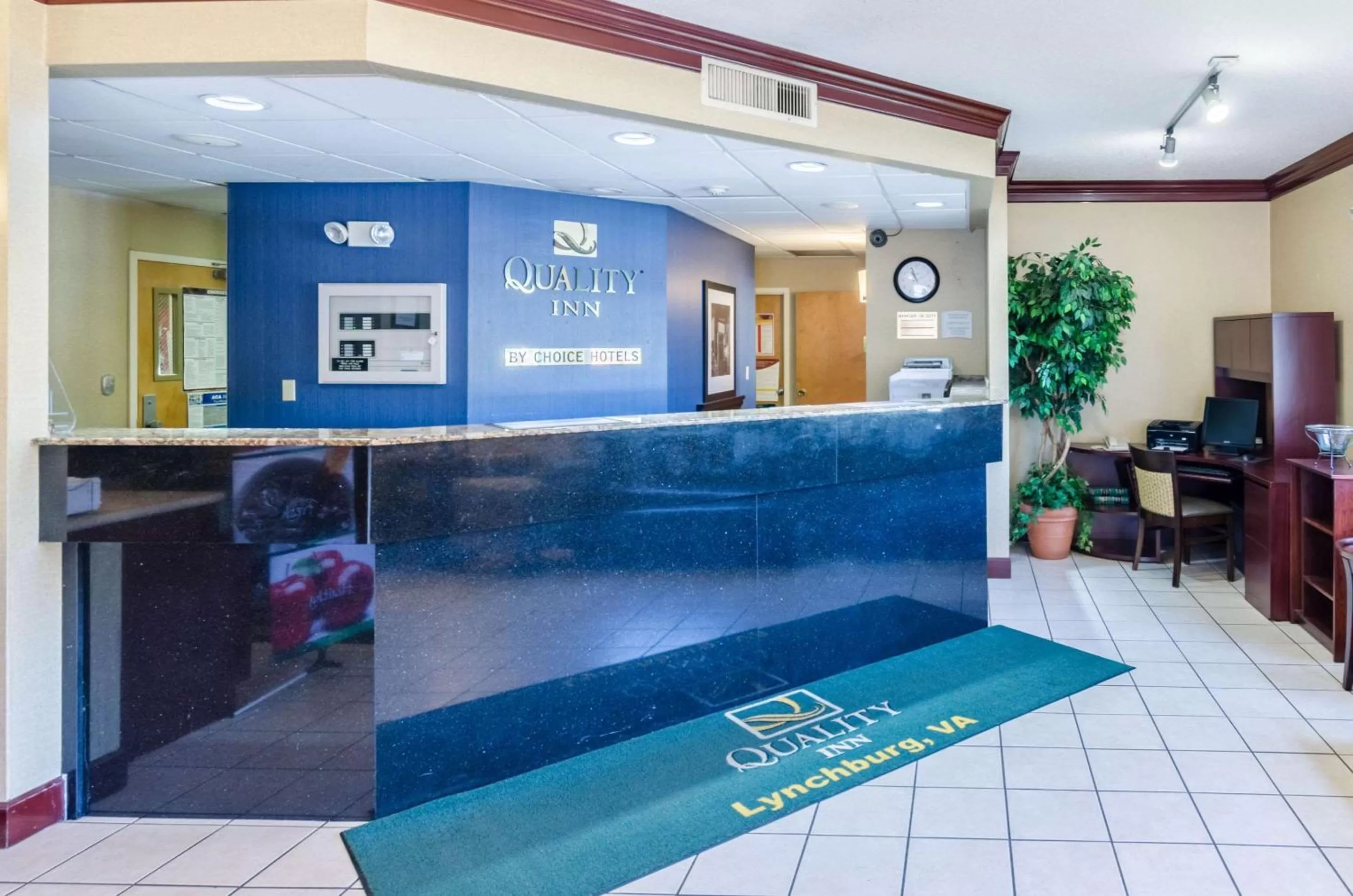 Lobby or reception in Quality Inn Lynchburg
