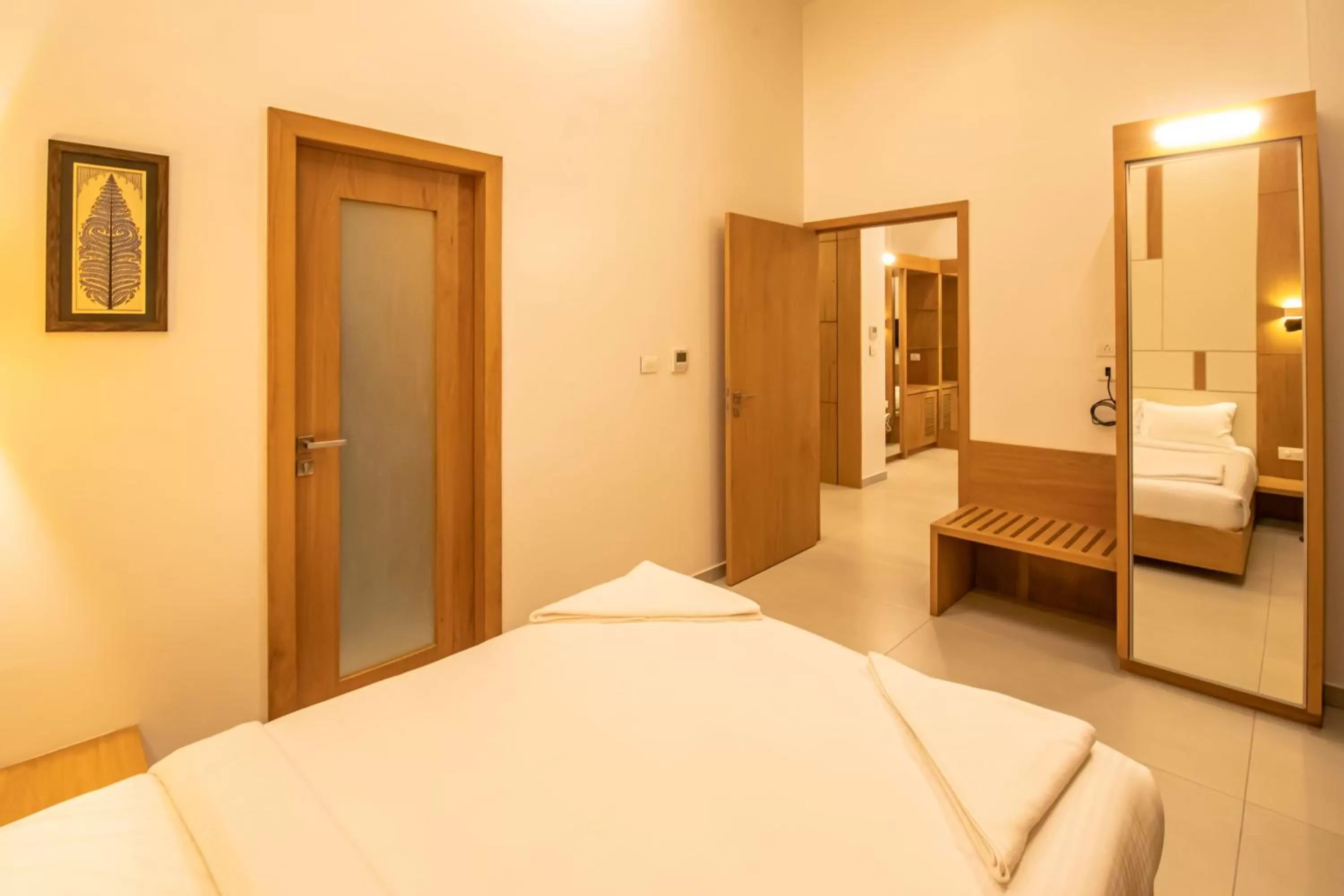 Bedroom, Bed in RATHNA RESIDENCY - Near US CONSULATE