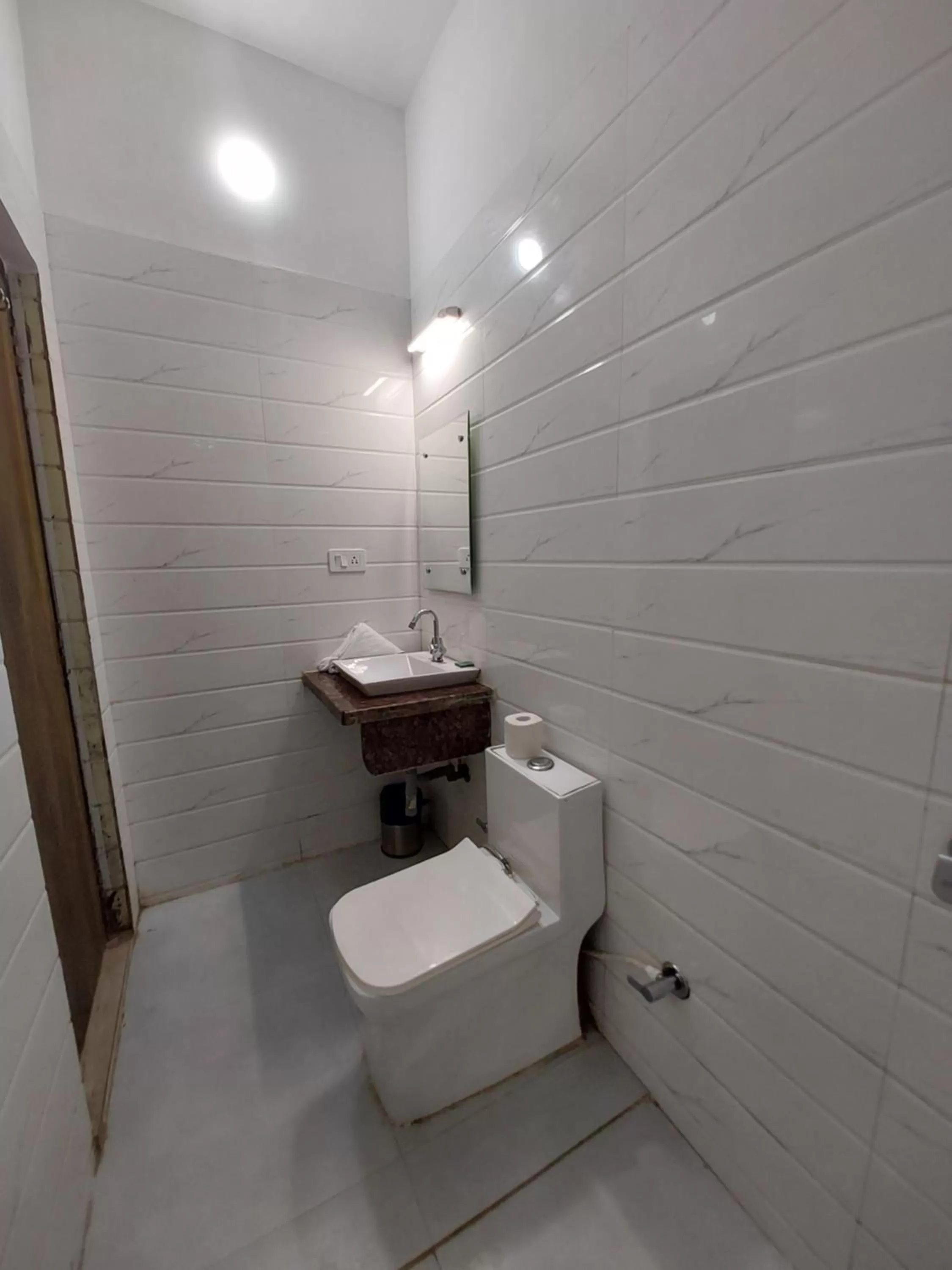 Toilet in Taj Nice Point Manage by Taj Sunrise Group