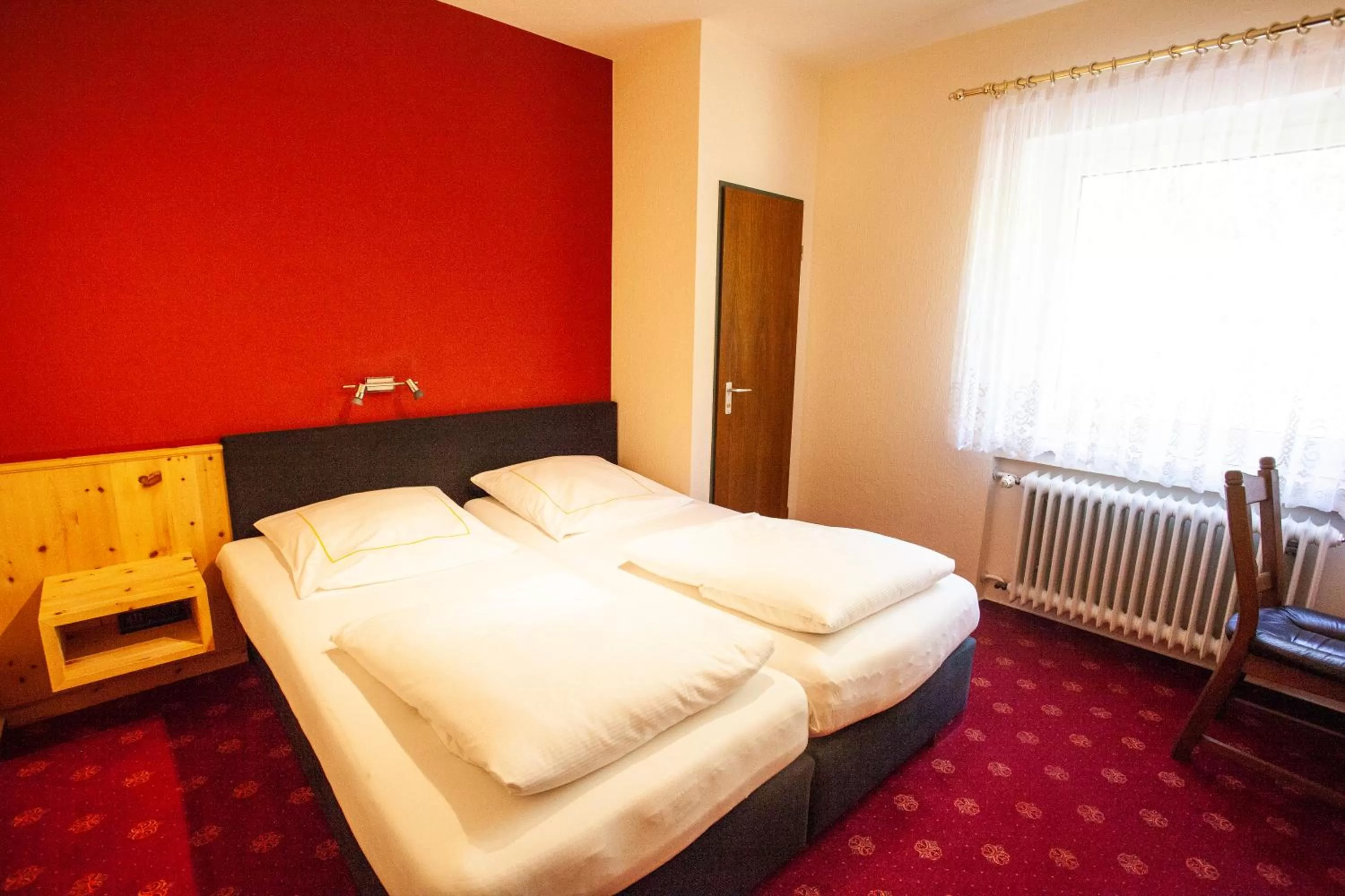 Bed in Hotel Restaurant Sennerbad