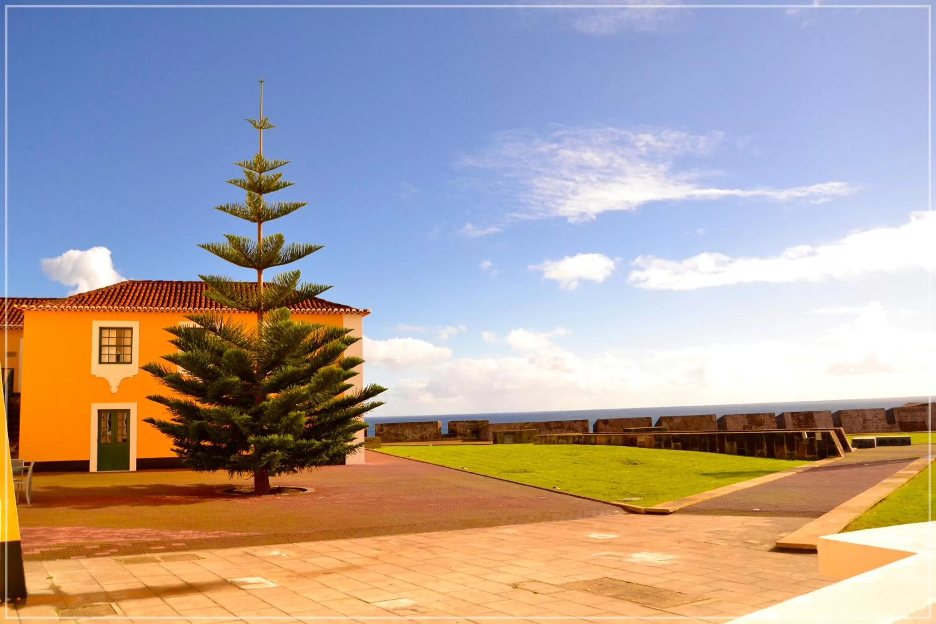 Property building in Pousada de Angra do Heroismo Castelo de S. Sebastiao
