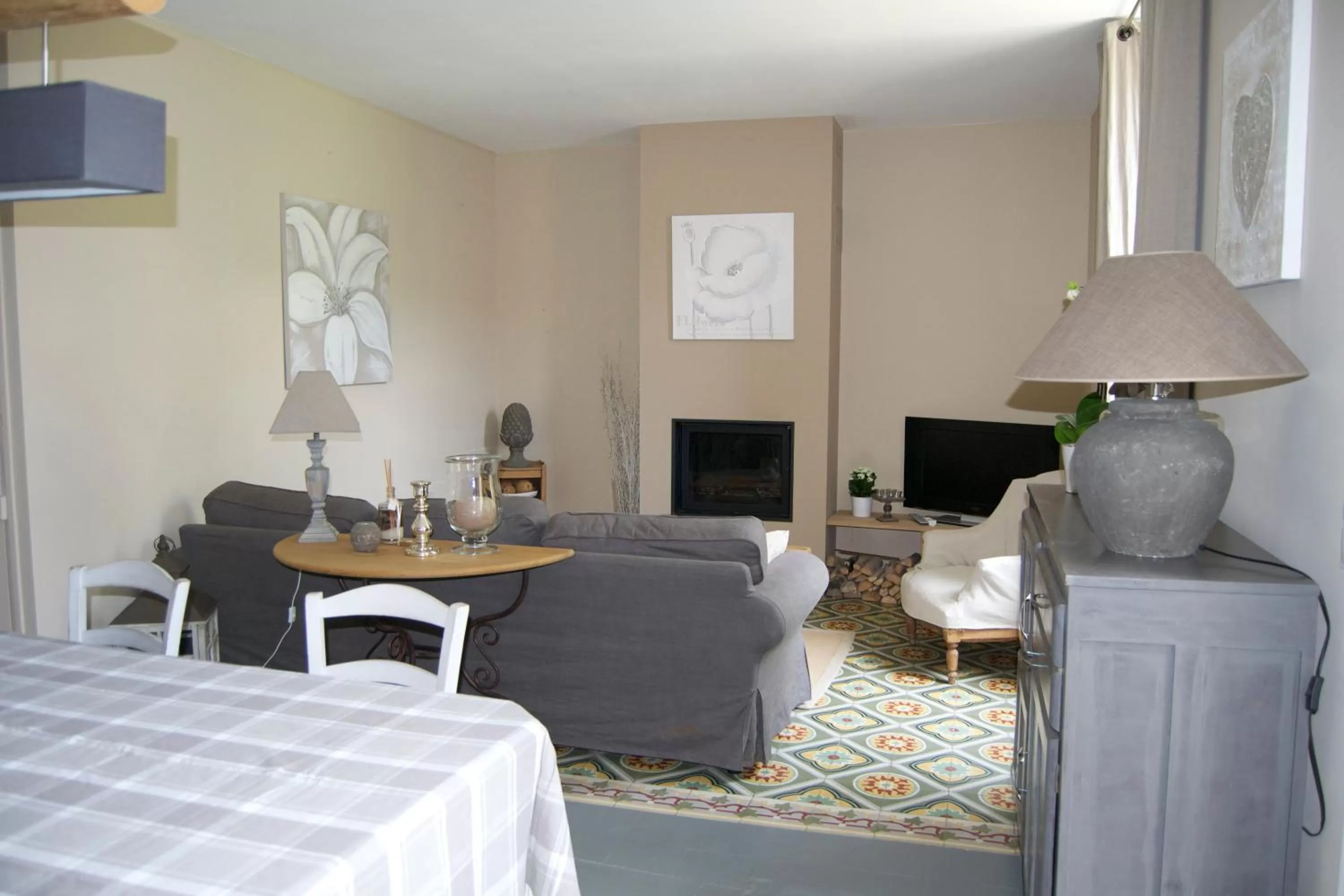 Living room in Appart'hôtel 27 le lion d'or