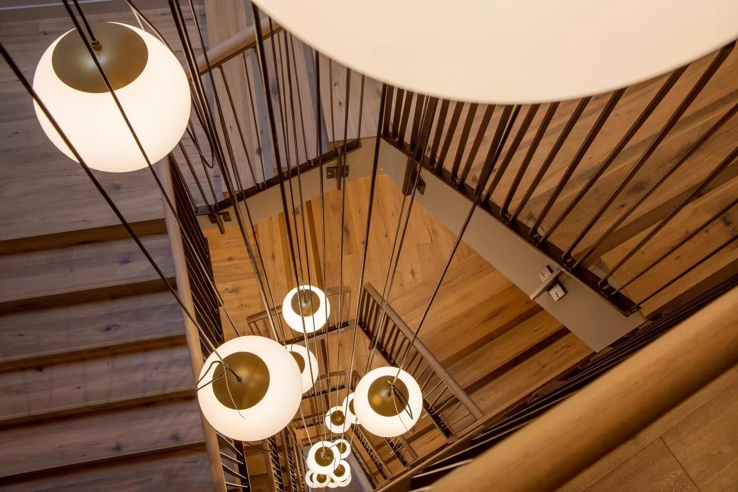 Bird's eye view in Hotel Walhalla