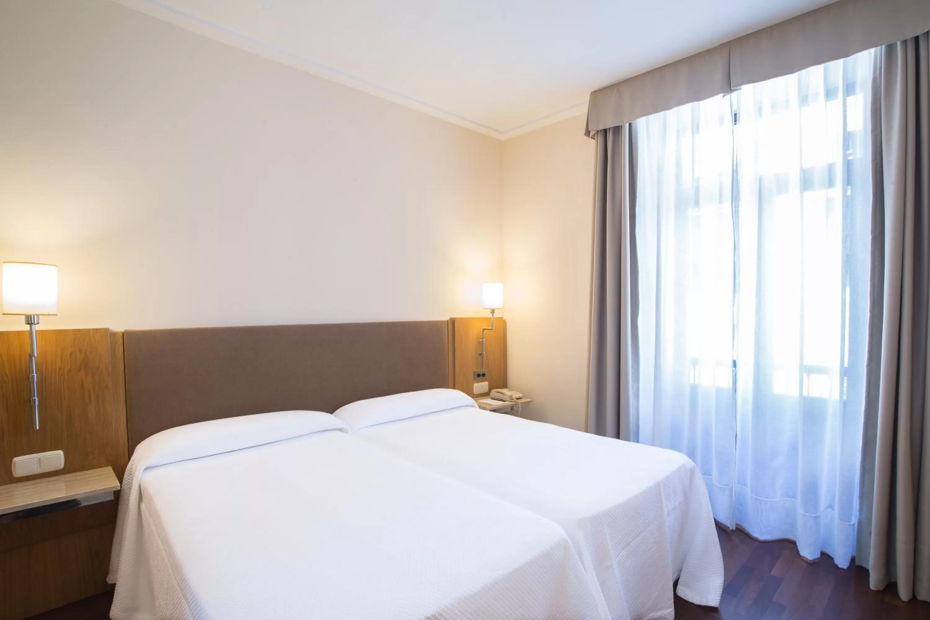 Bed in Hotel Inglaterra