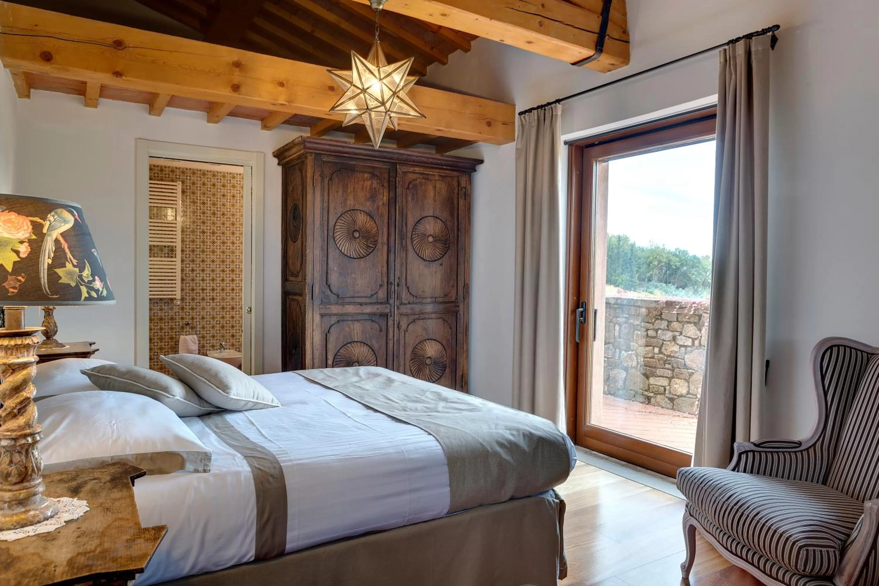 Photo of the whole room, Bed in Terre di Baccio