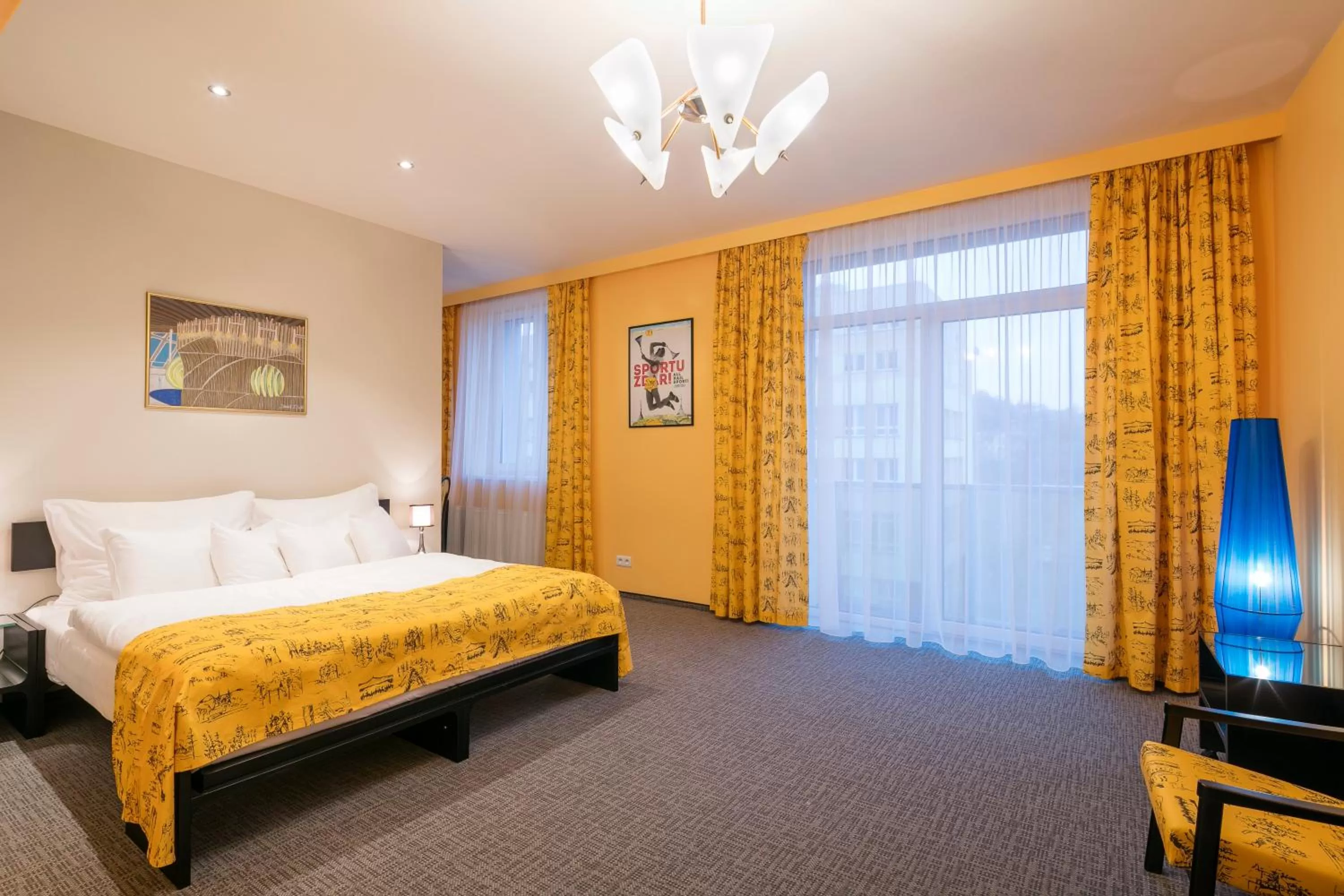 Bedroom, Bed in Pytloun Imperial Design Suites