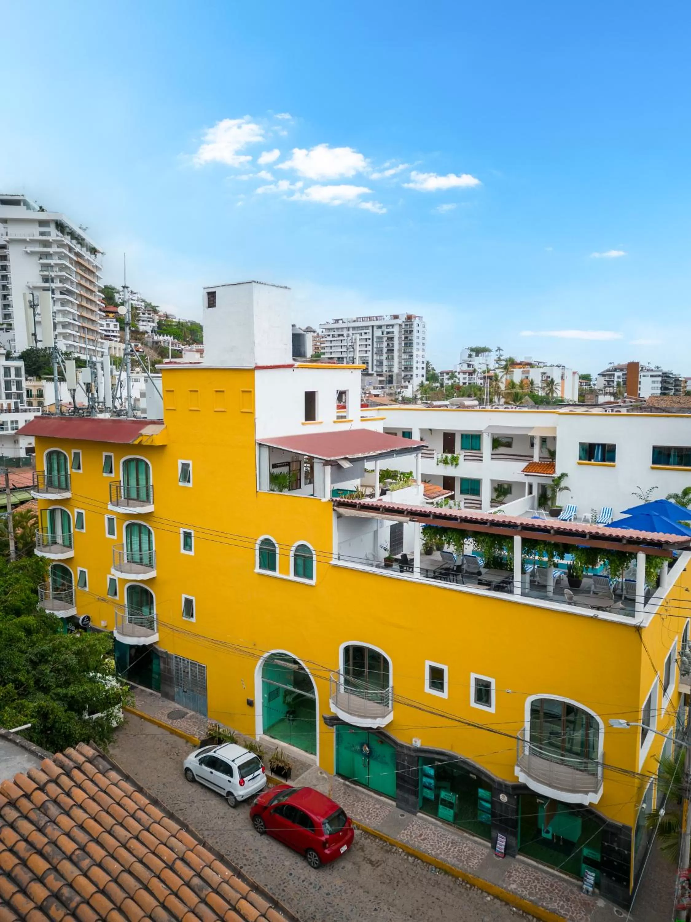 Property building in Hotel Pueblito Vallarta