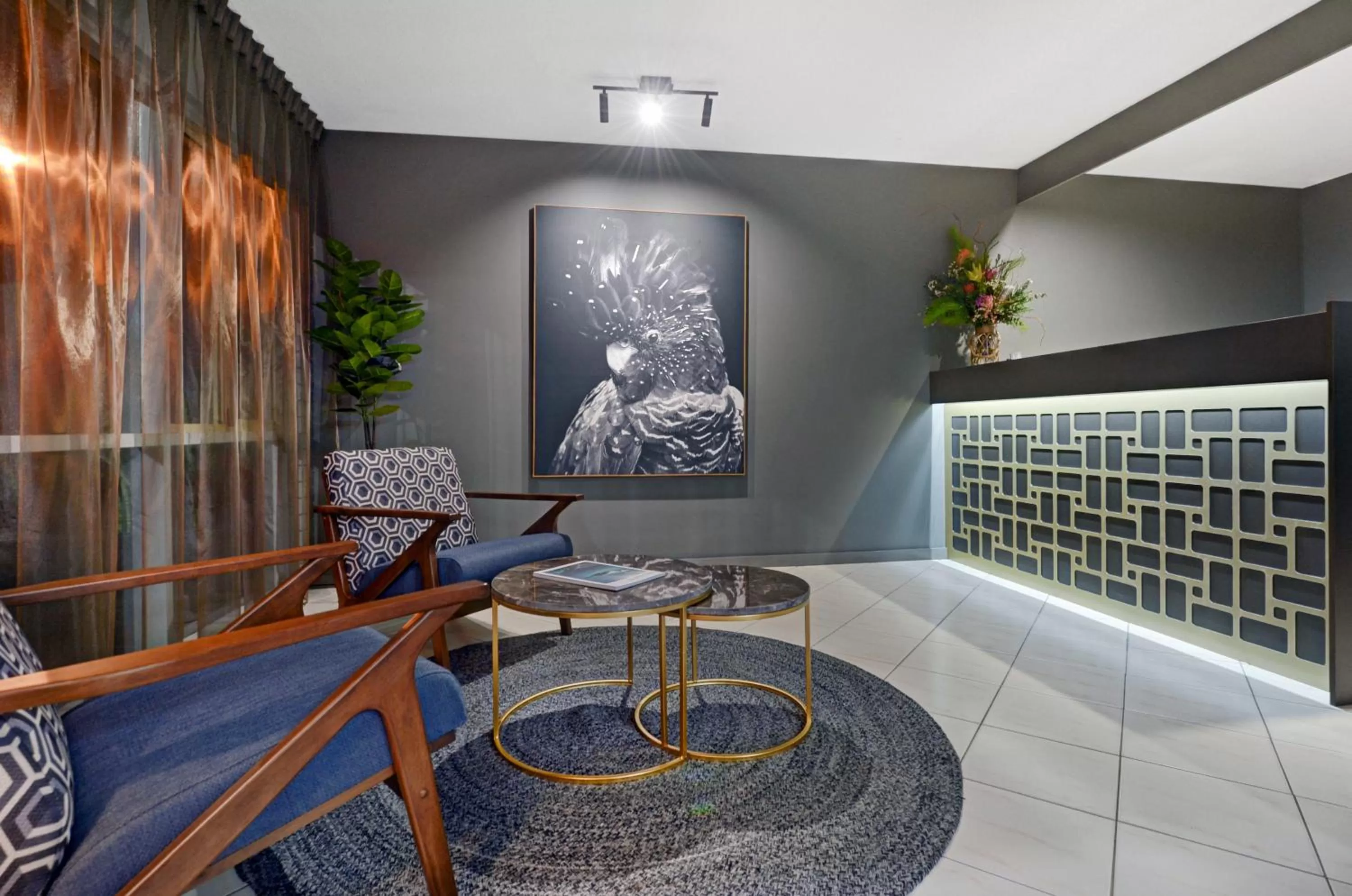 Lobby or reception in CBD Motor Inn