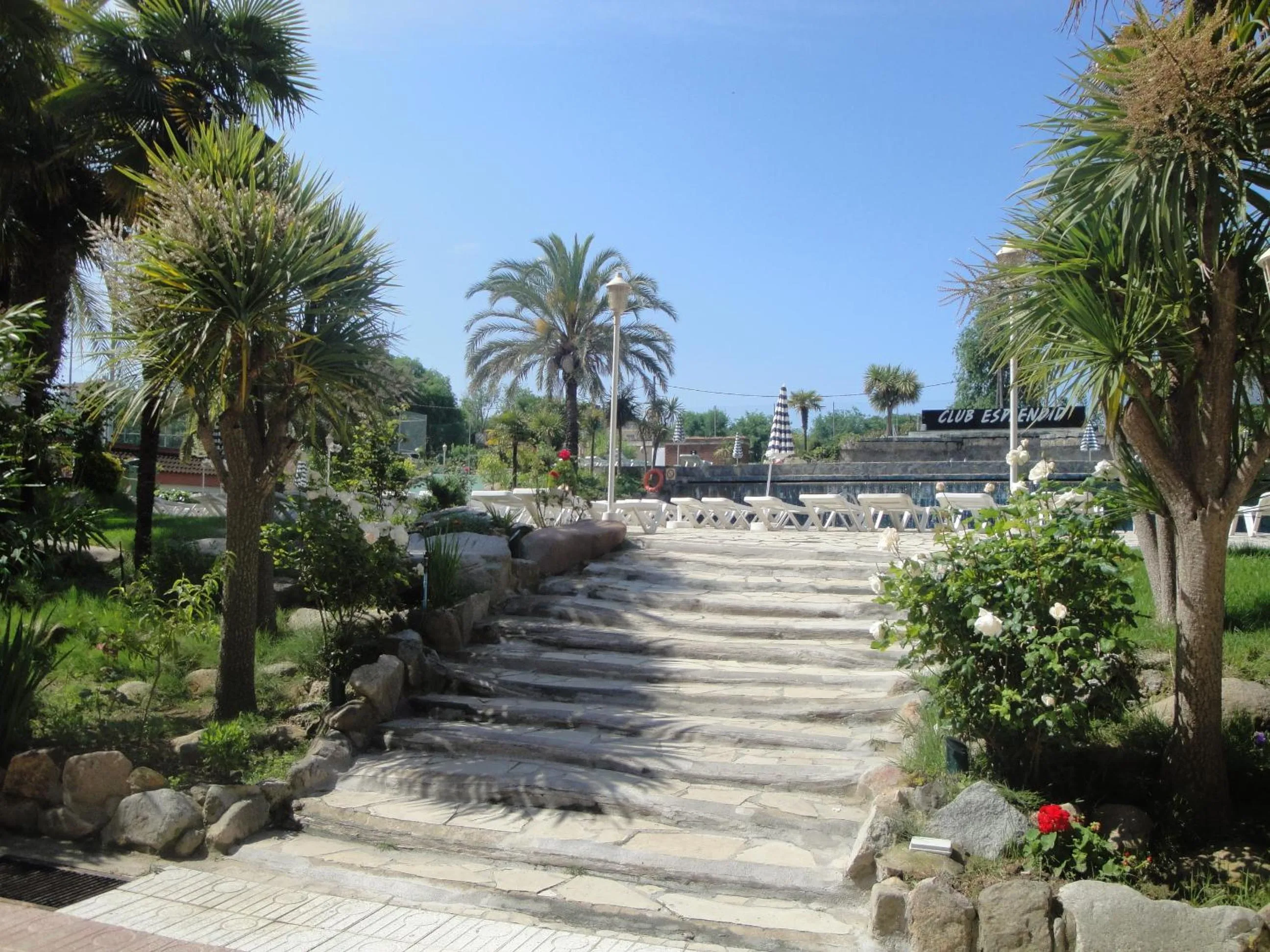 Garden in Hotel Esplendid