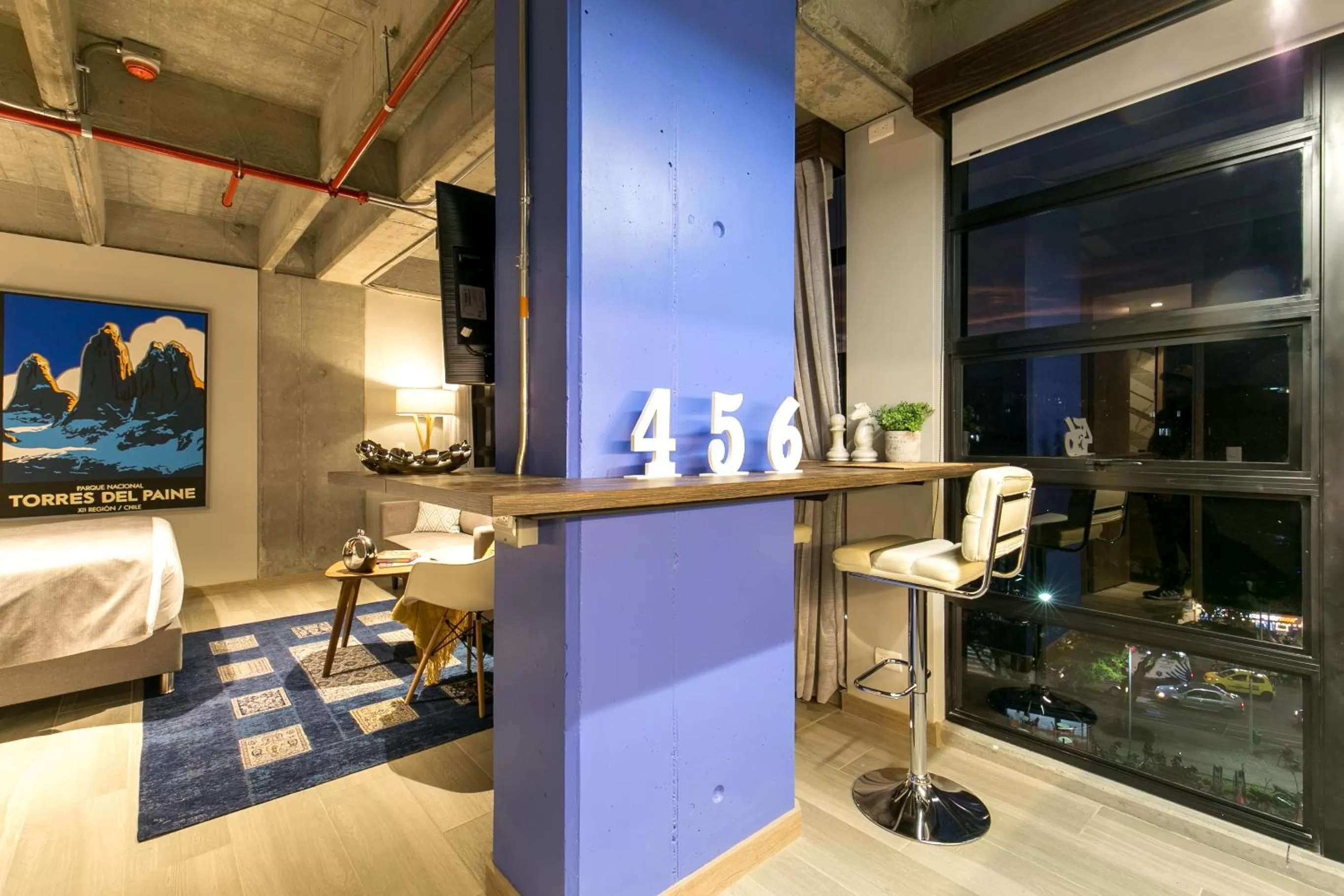 Dining area in Factory Lofts Hotel